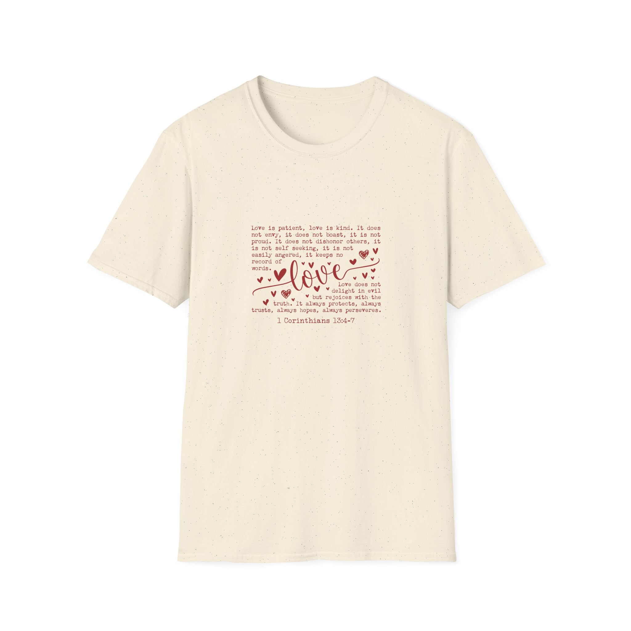 Love is patient- Unisex Softstyle T-Shirt