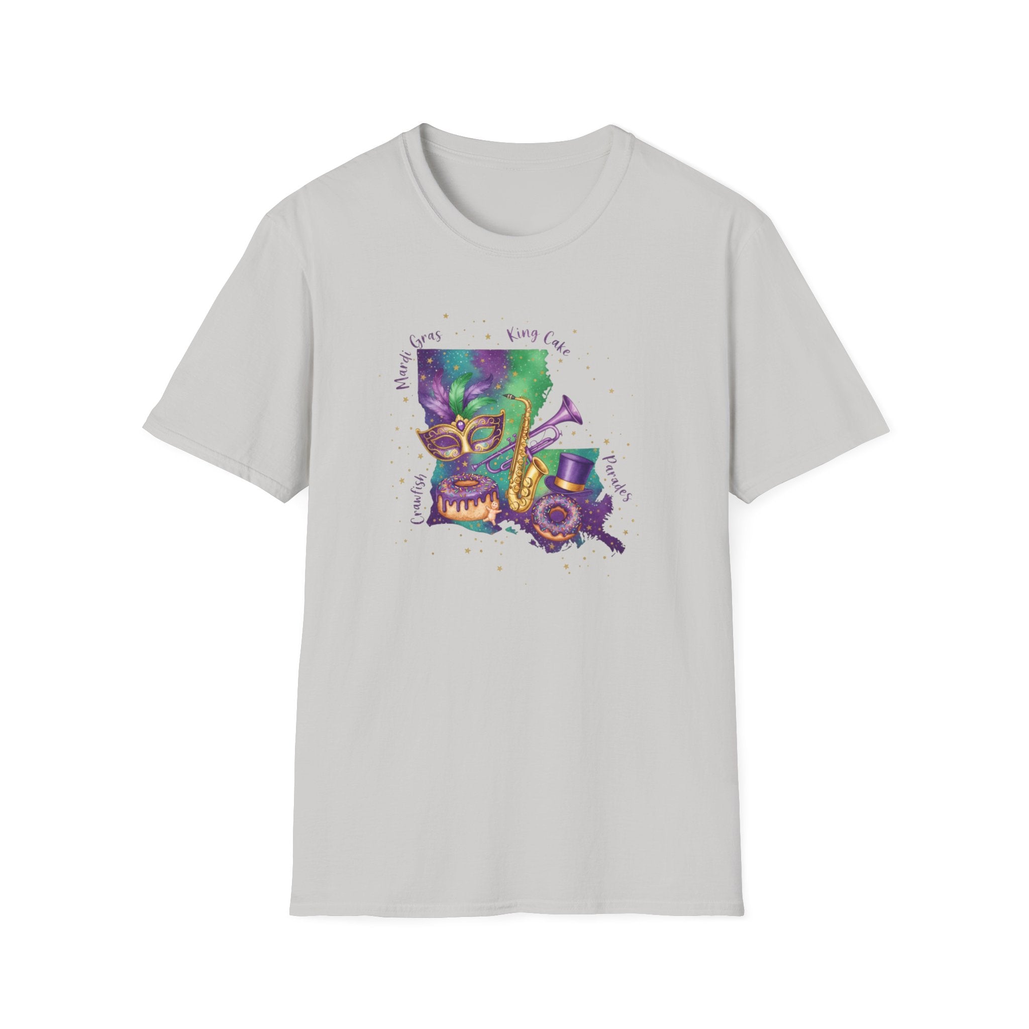 The Best of Louisiana Mardi Gras- Unisex Softstyle T-Shirt
