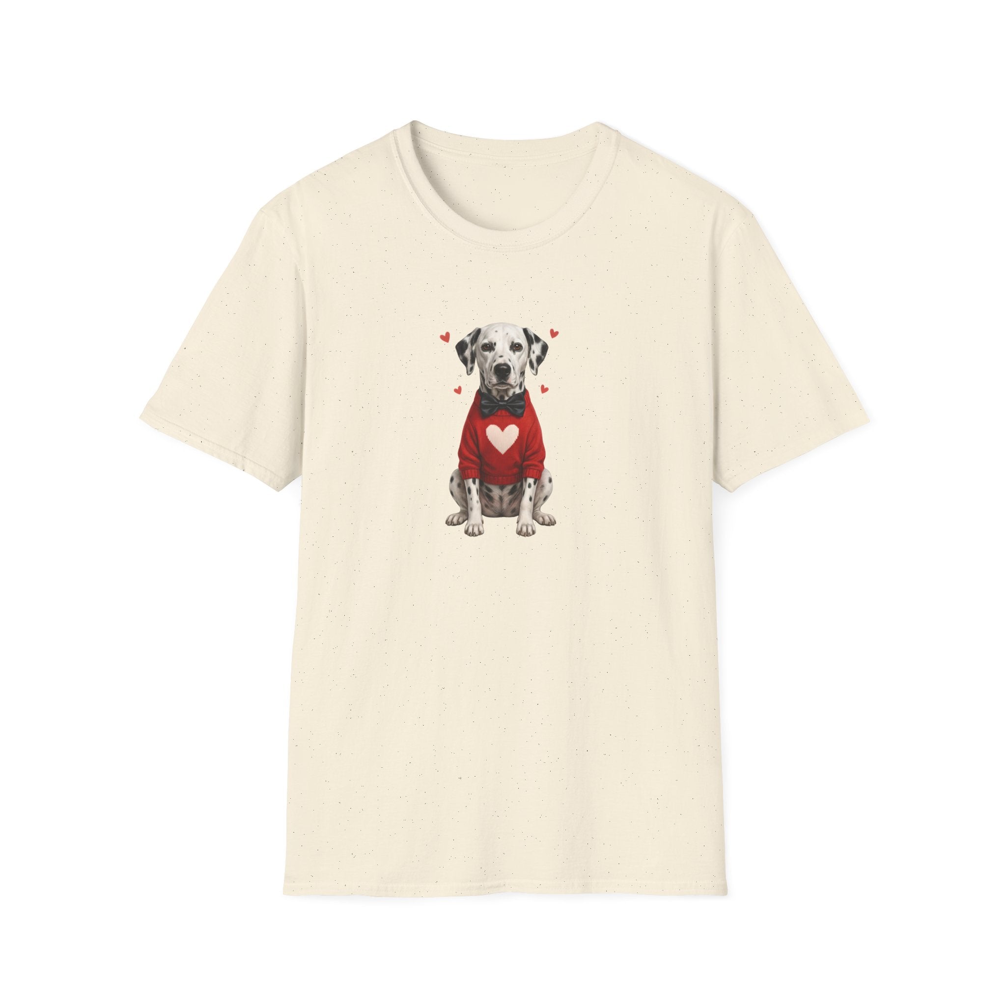 Dalmatian Bowtie- Unisex Softstyle T-Shirt