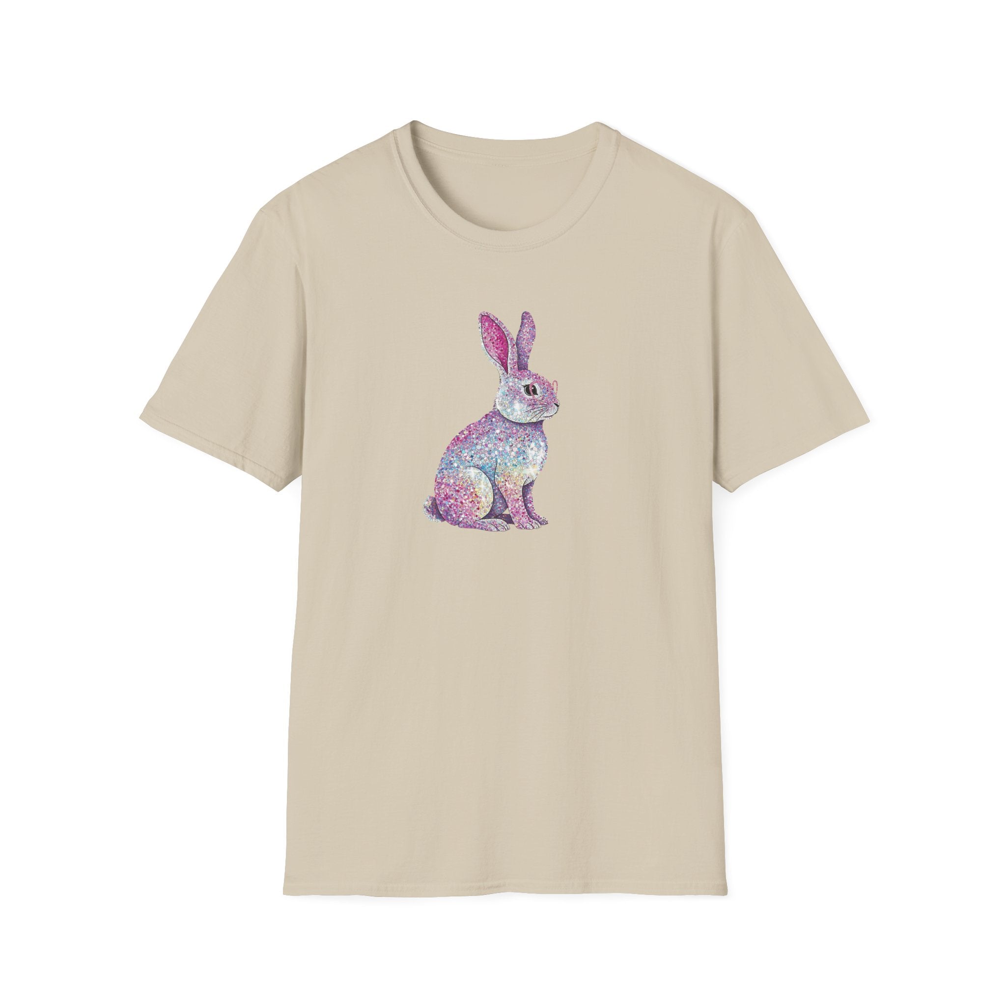 Glitter Bunny- Unisex Softstyle T-Shirt