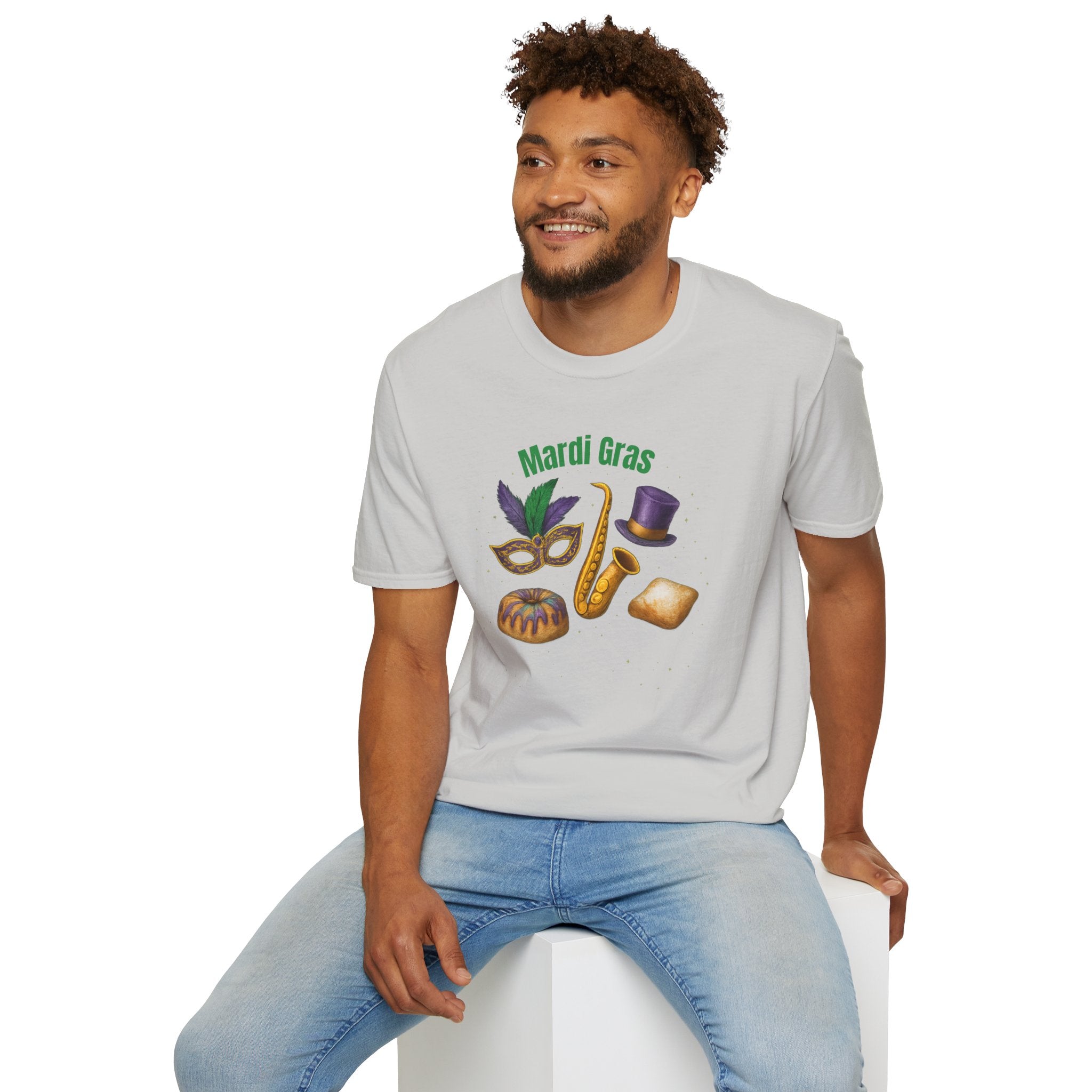 Mardi Gras Finest Items- Unisex Softstyle T-Shirt