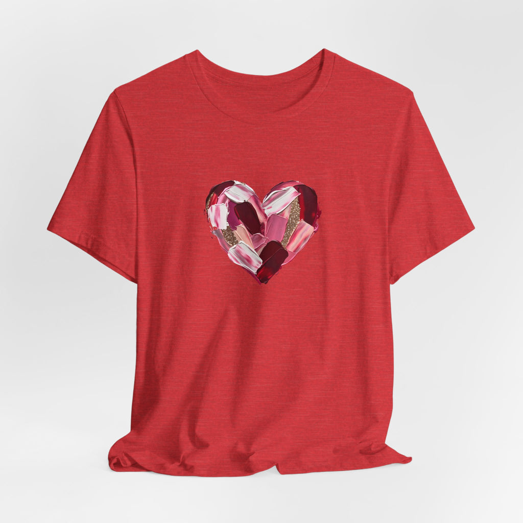 Painted Heart- Unisex Jersey Short Sleeve Tee