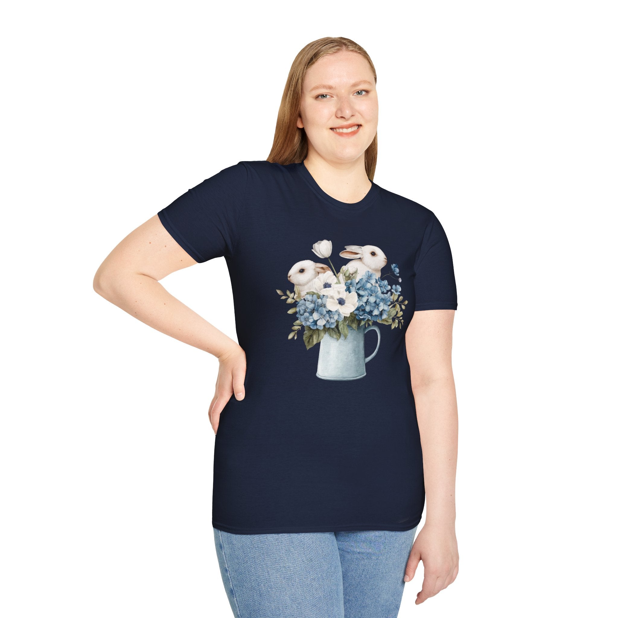 Pitcher of Bunnies- Unisex Softstyle T-Shirt