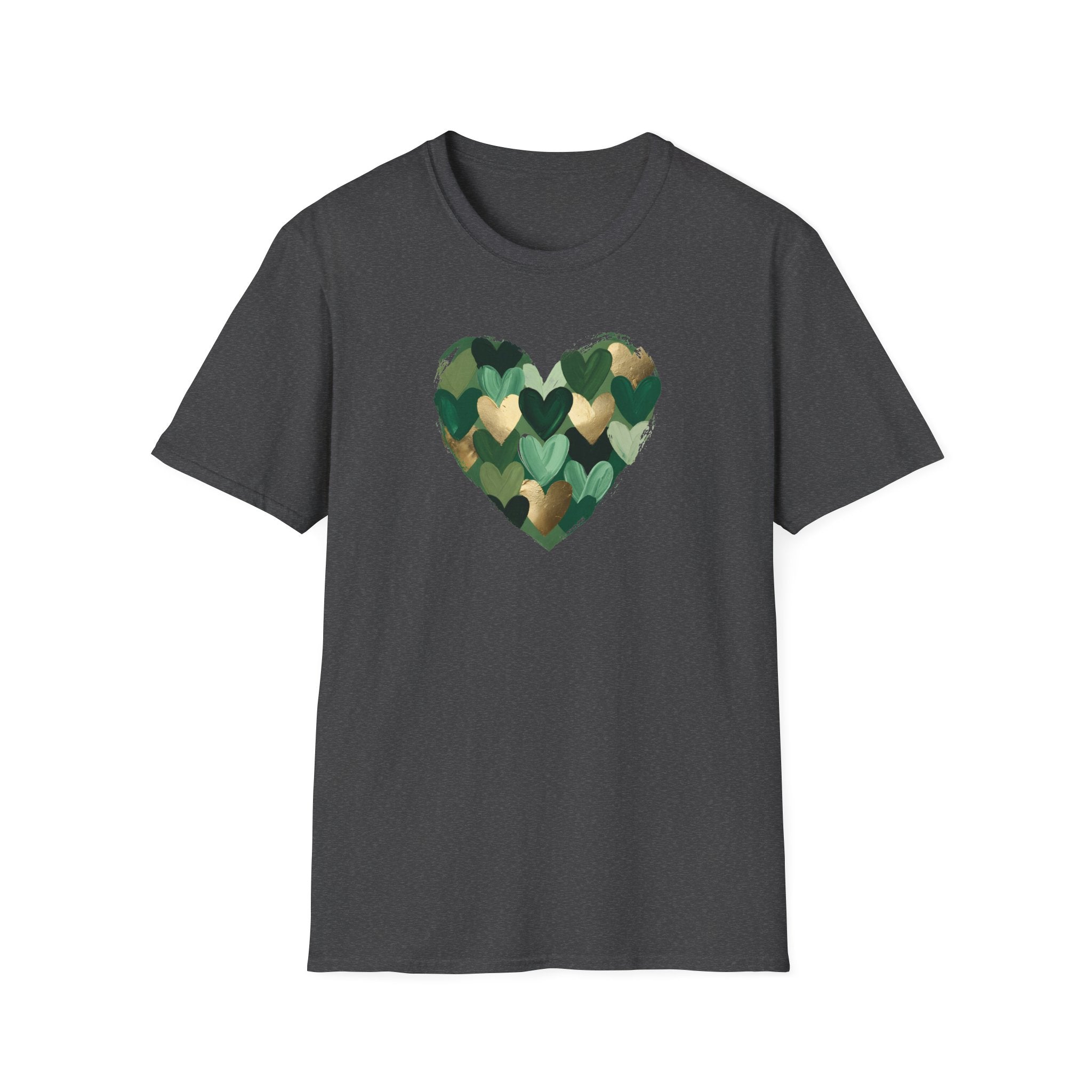 Painted Lucky Heart- Unisex Softstyle T-Shirt