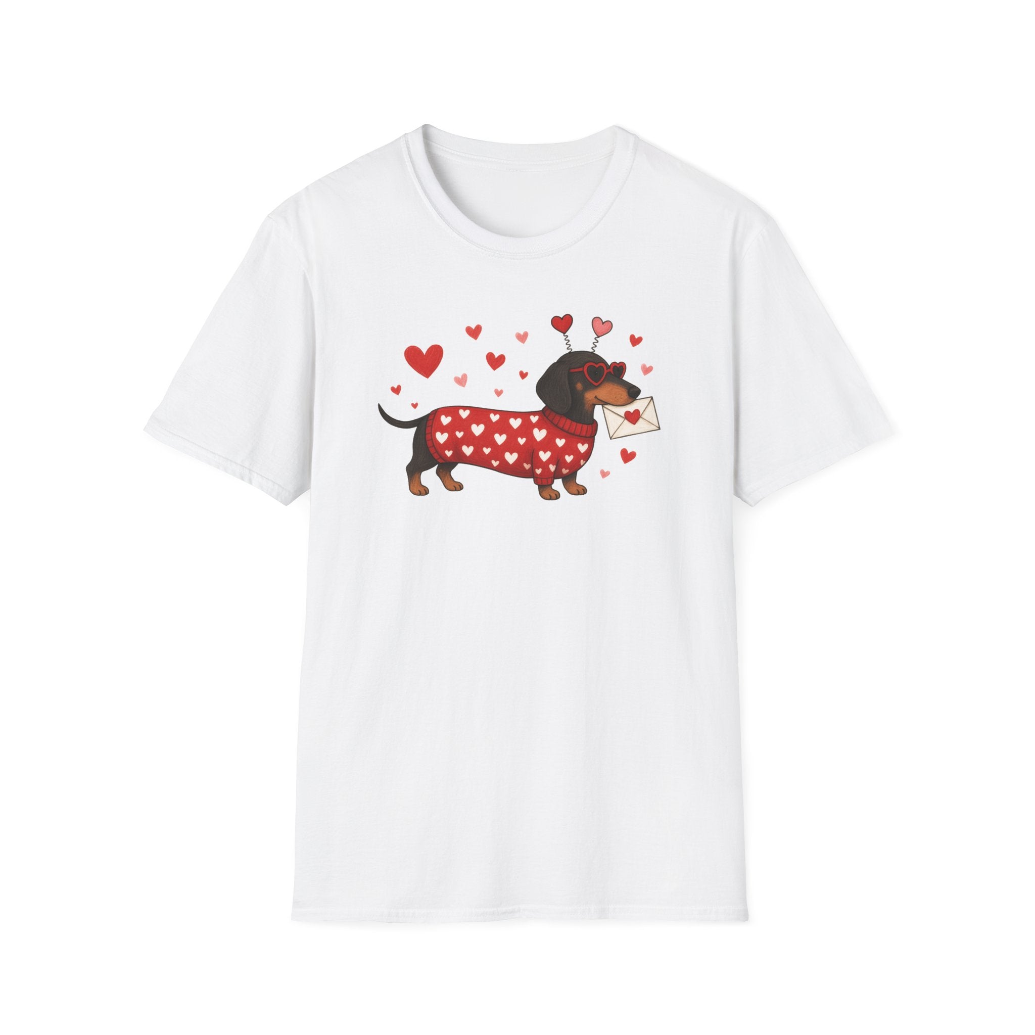 Dachsund Love- Unisex Softstyle T-Shirt