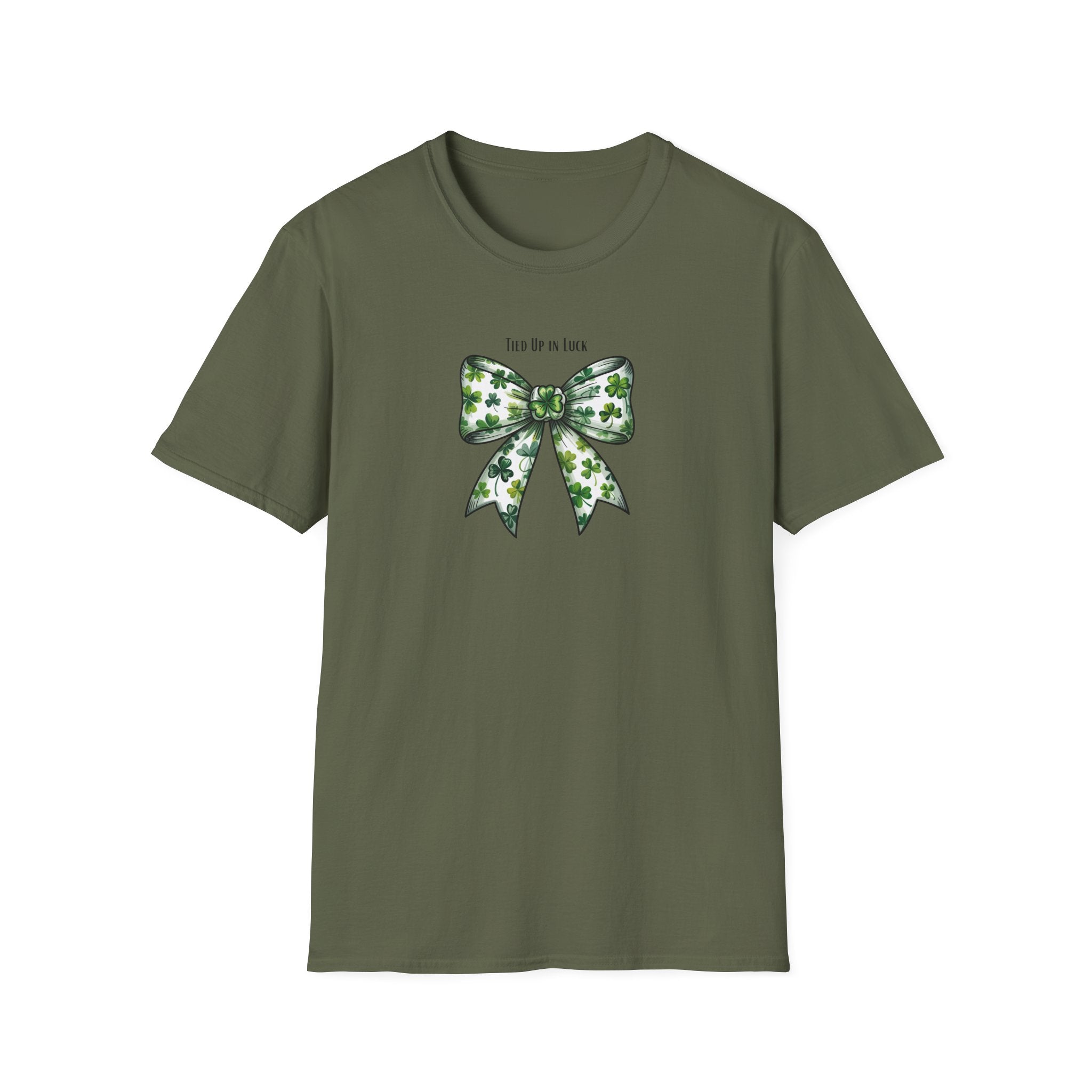 Tied Up in Luck- Unisex Softstyle T-Shirt