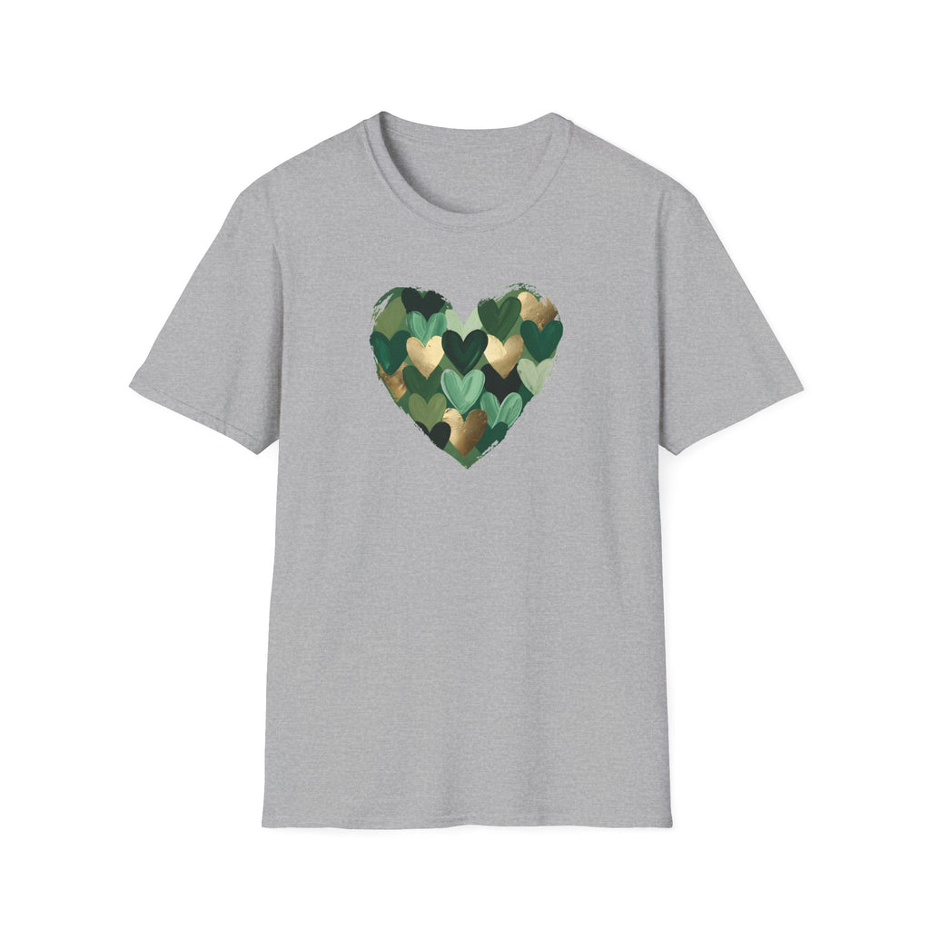 Painted Lucky Heart- Unisex Softstyle T-Shirt