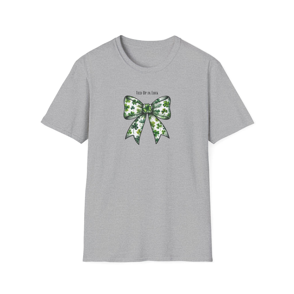 Tied Up in Luck- Unisex Softstyle T-Shirt