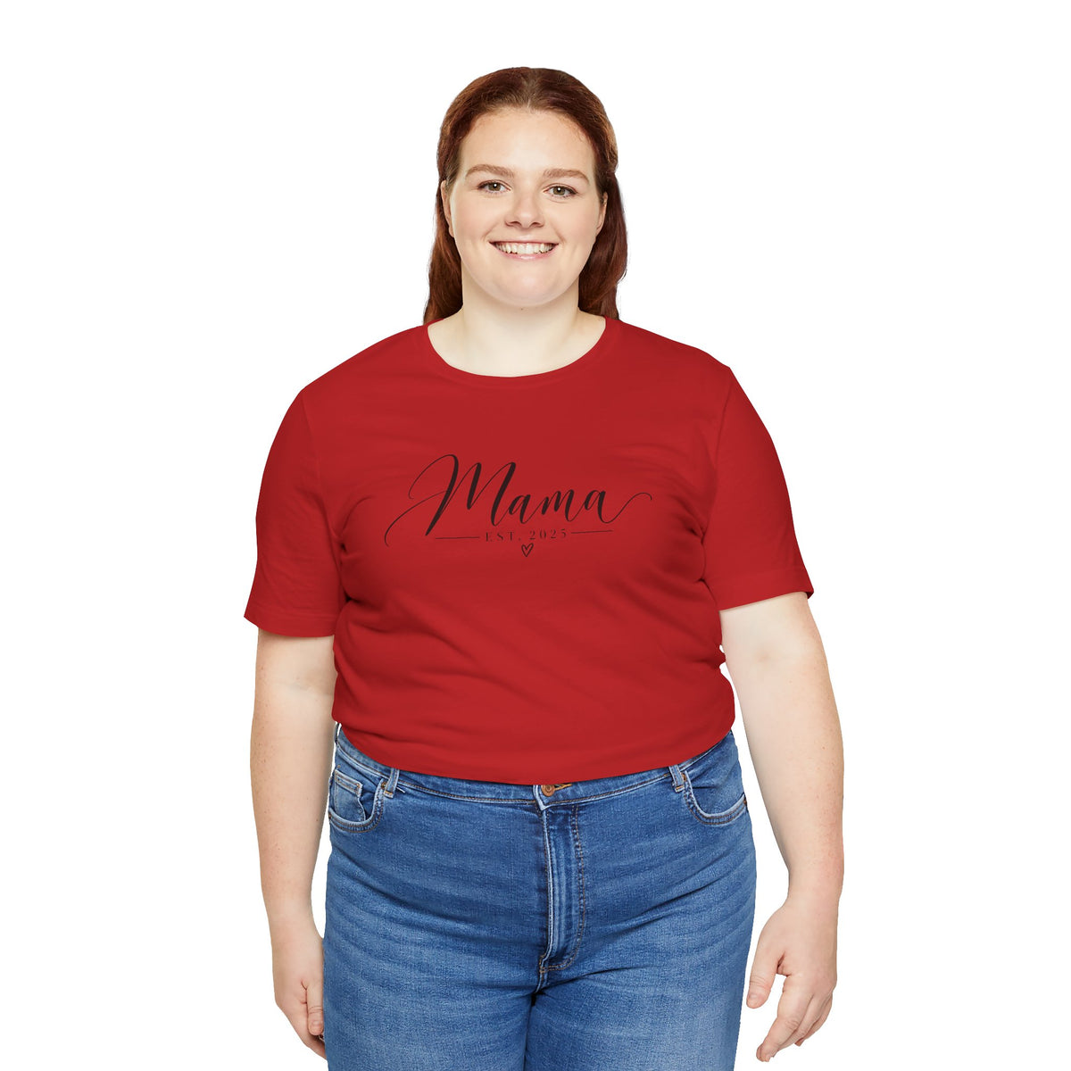 Mama Est. 2025 T-Shirt — Elegant Script Mama Tee