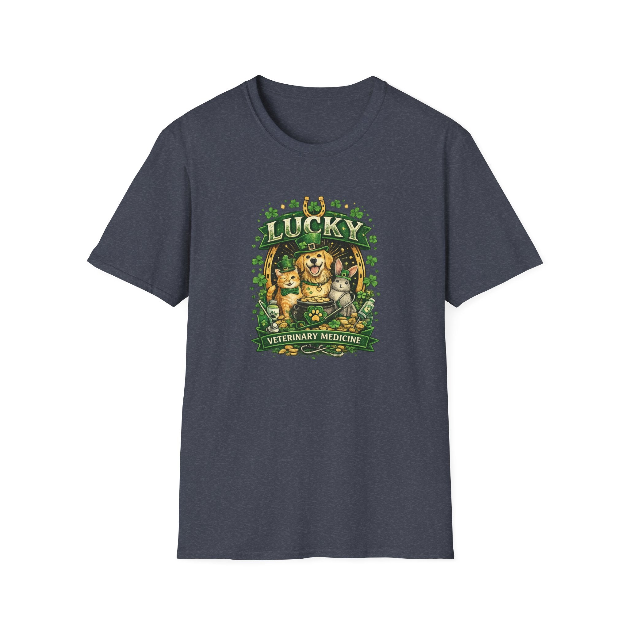 Lucky Vet Medicine- Unisex Softstyle T-Shirt