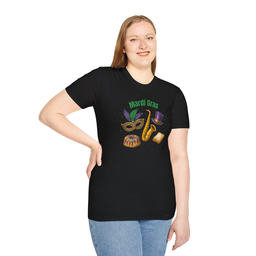 Mardi Gras Finest Items- Unisex Softstyle T-Shirt