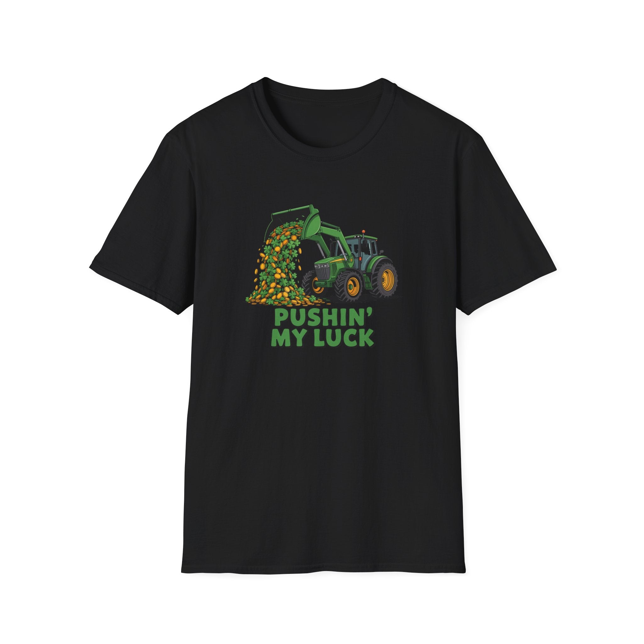 Pushin My Luck- Unisex Softstyle T-Shirt