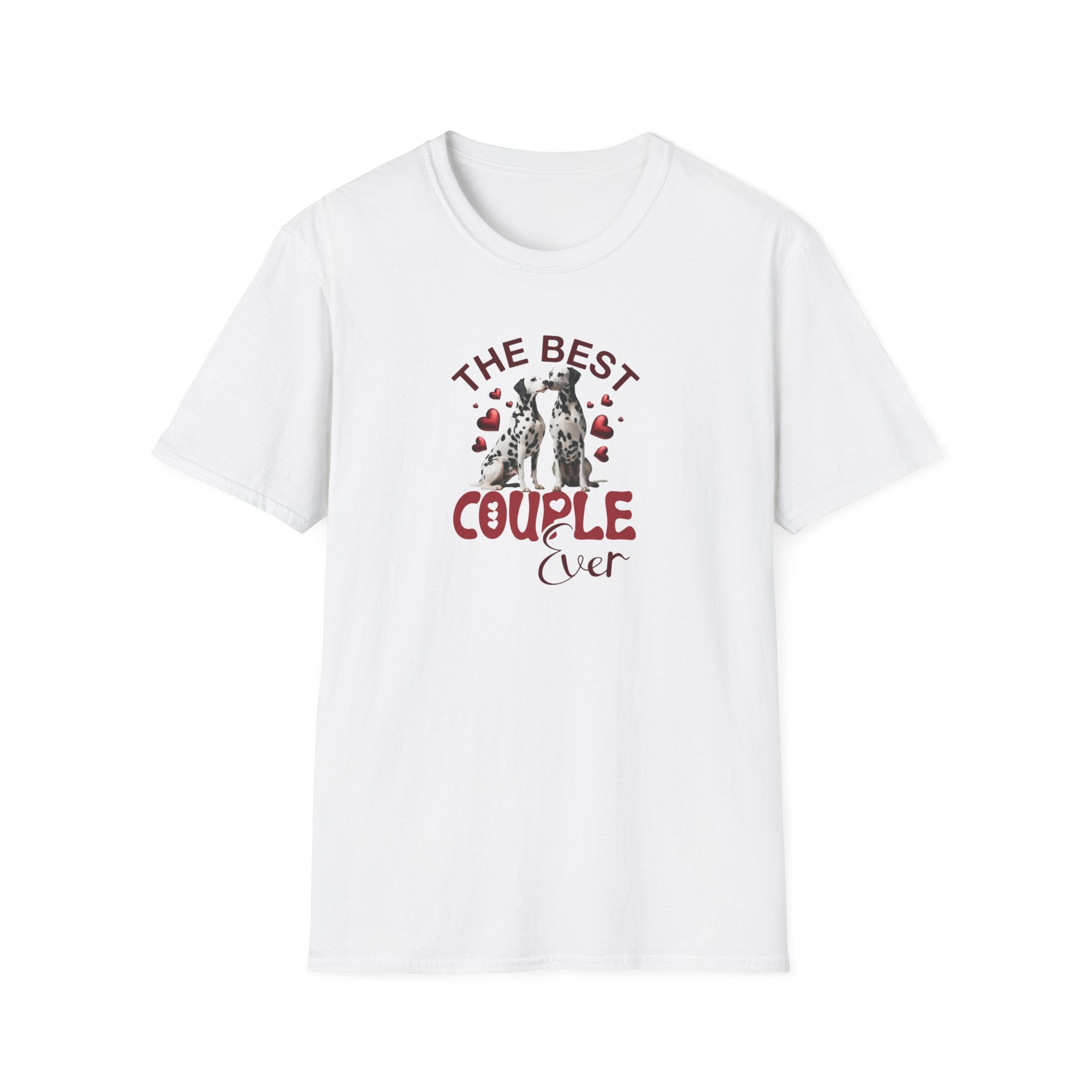 Best Couple Dalmatians- Unisex Softstyle T-Shirt