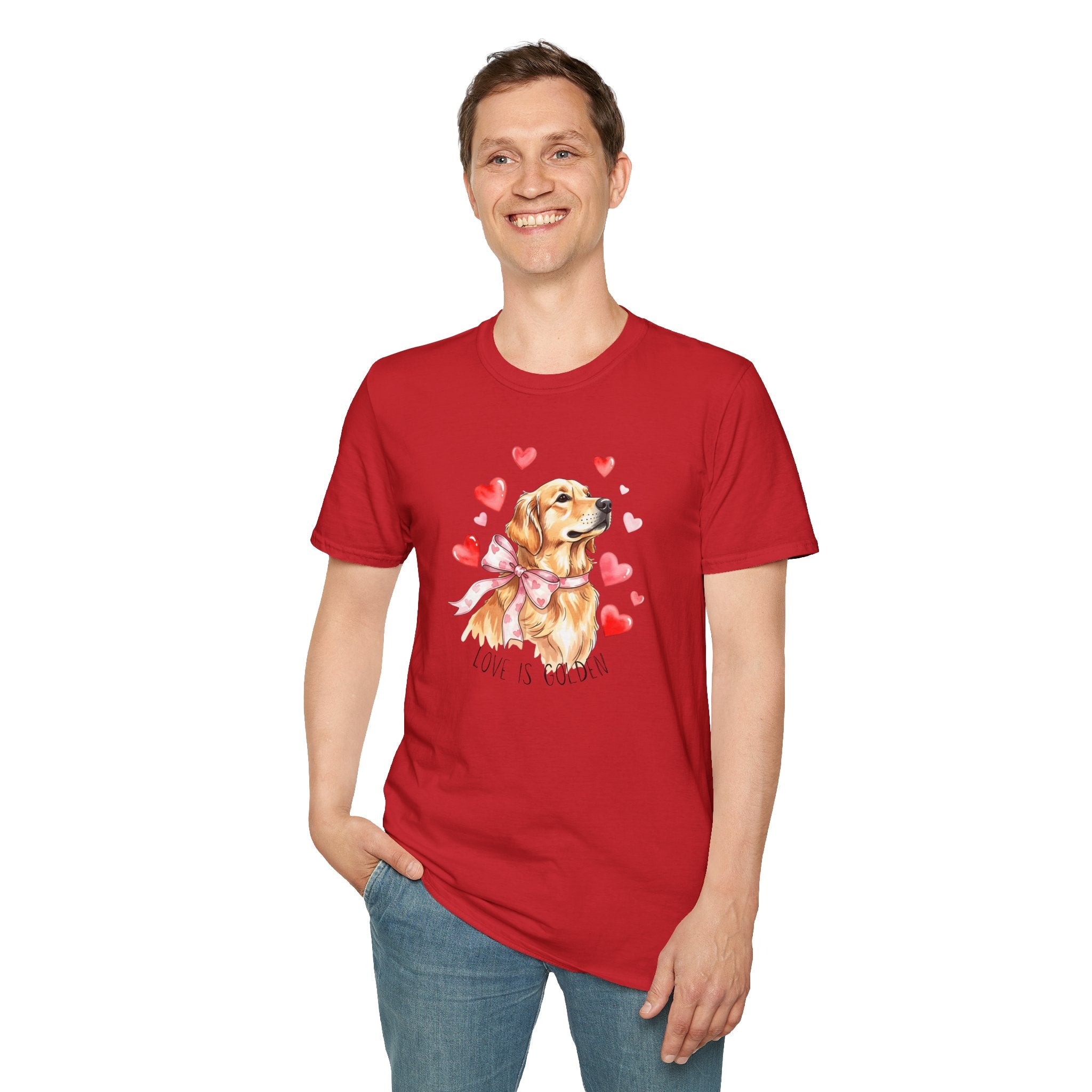 Love Is Golden- Unisex Softstyle T-Shirt