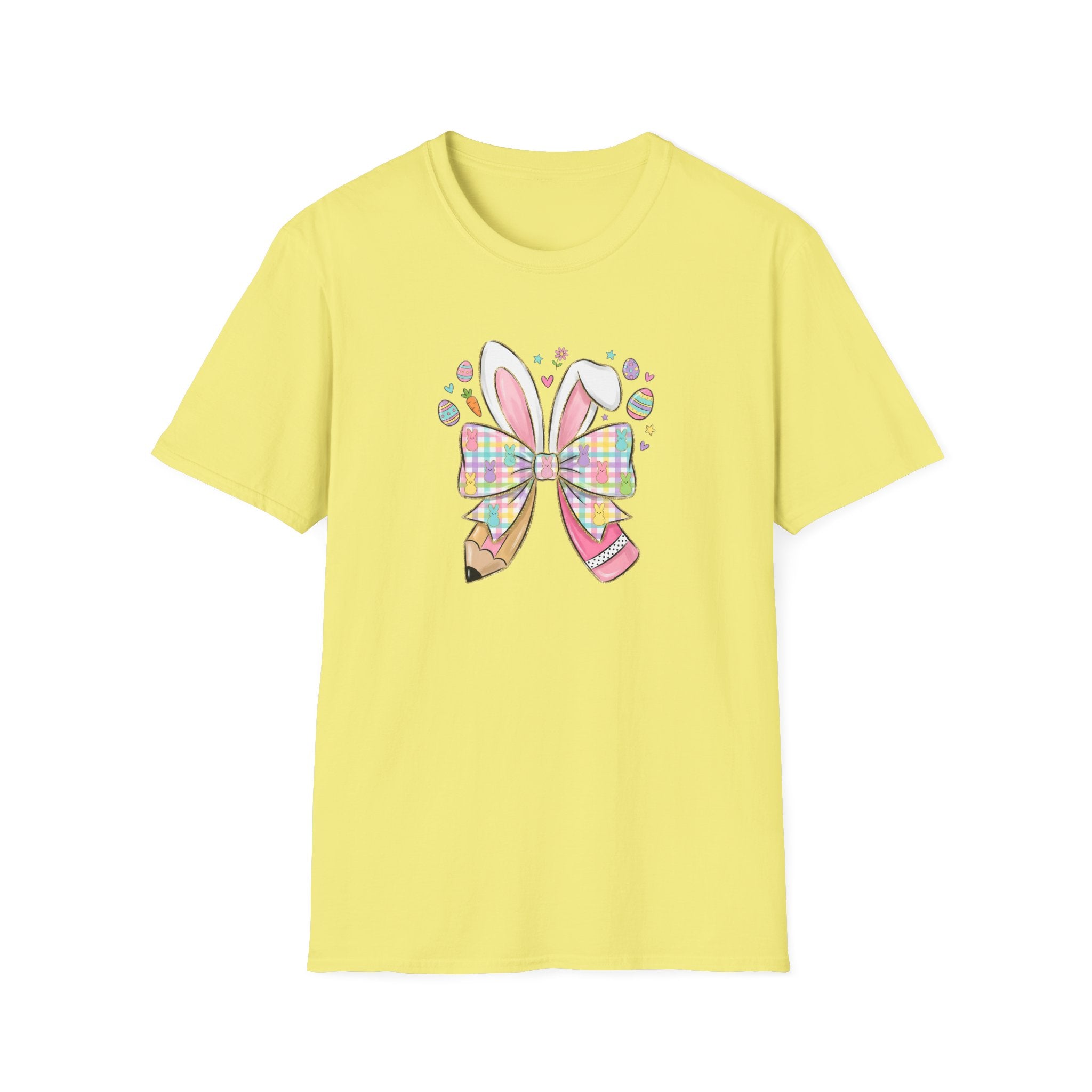 Bunny Pencil- Unisex Softstyle T-Shirt