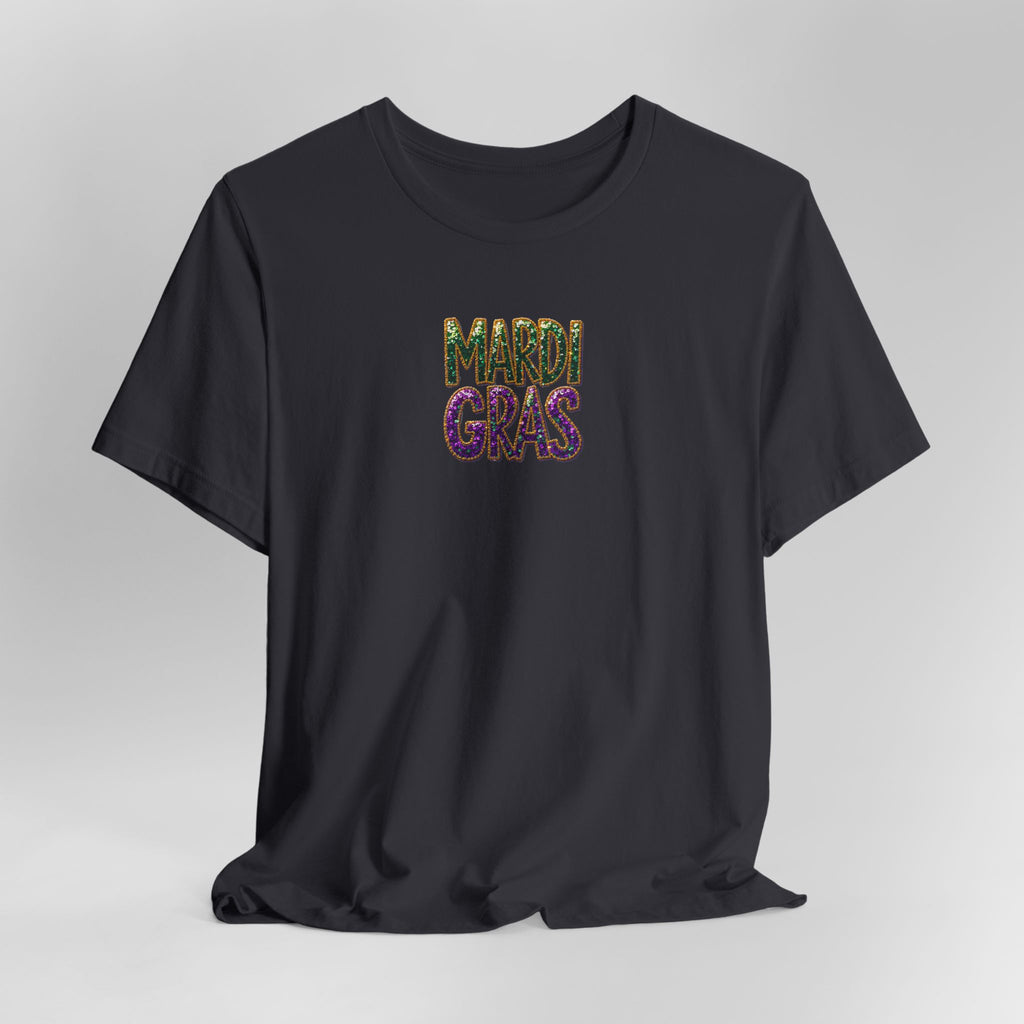 Sparkle Mardi Gras- Unisex Jersey Short Sleeve Tee