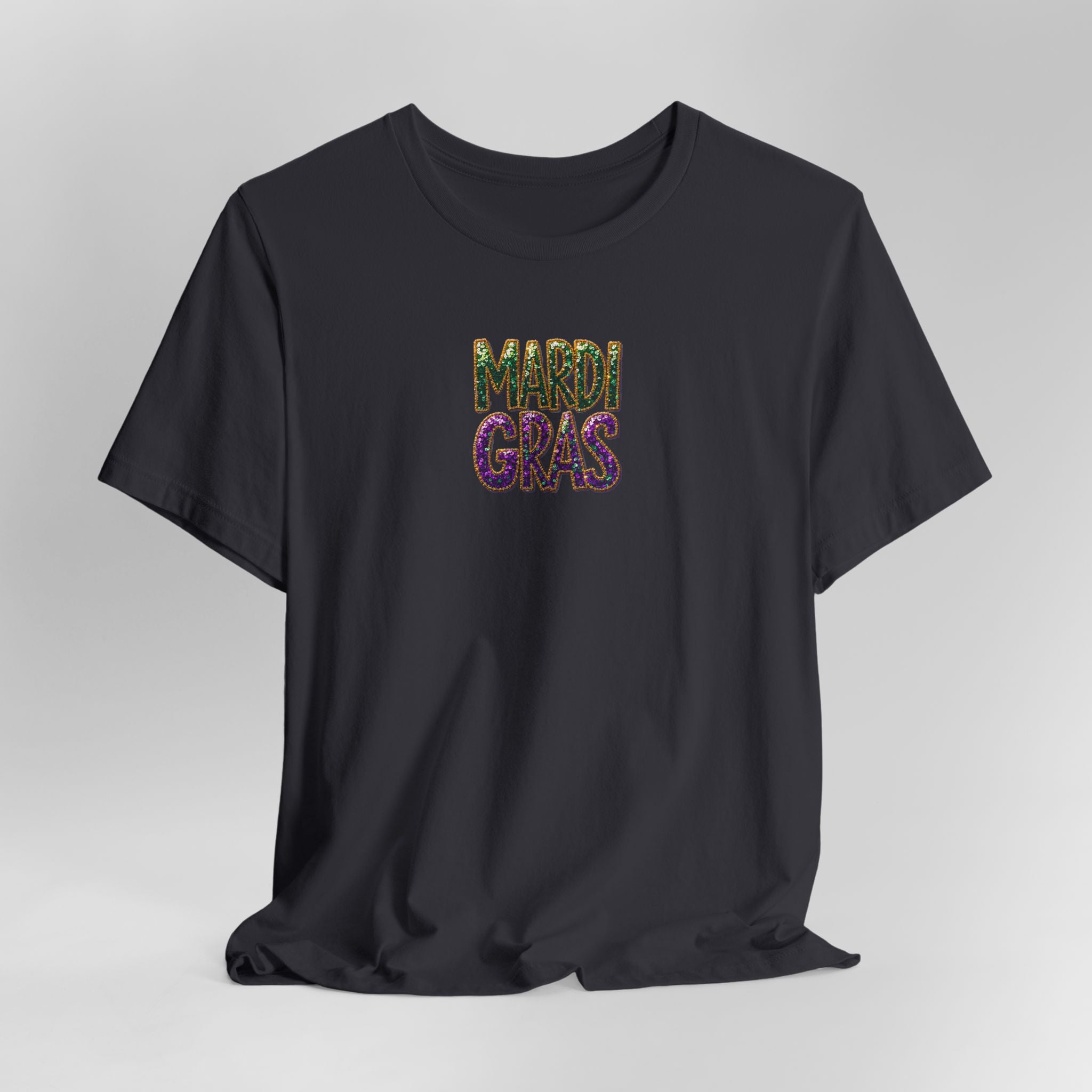 Sparkle Mardi Gras- Unisex Jersey Short Sleeve Tee