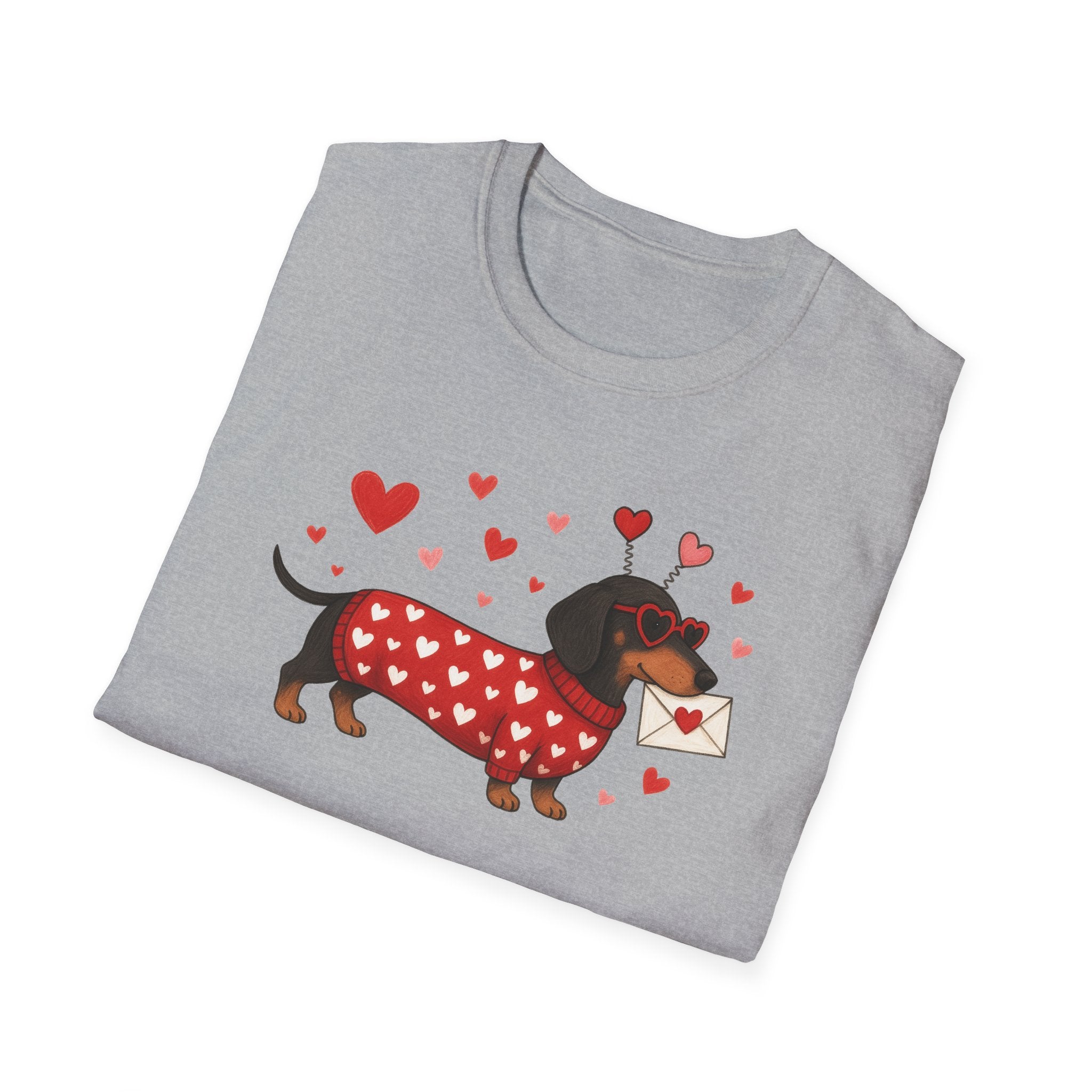 Dachsund Love- Unisex Softstyle T-Shirt