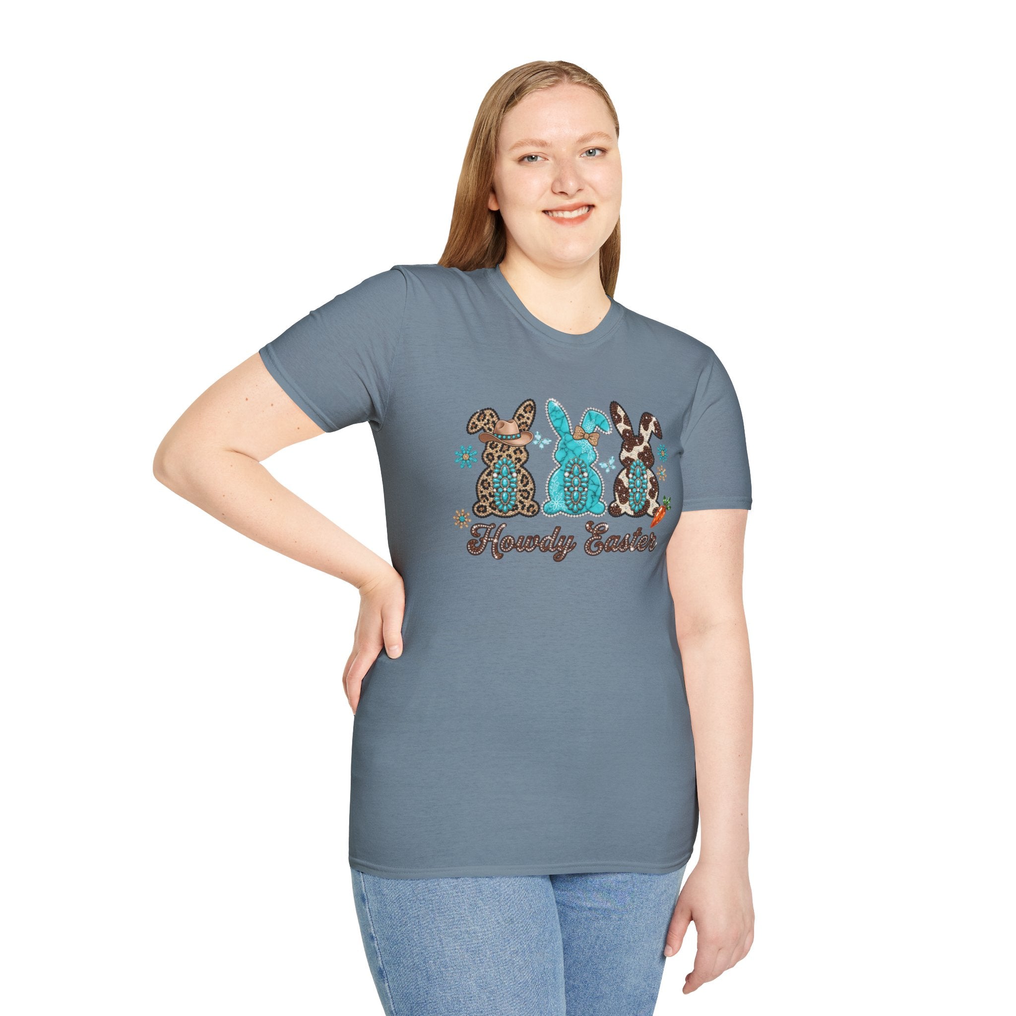 Howdy Easter- Unisex Softstyle T-Shirt