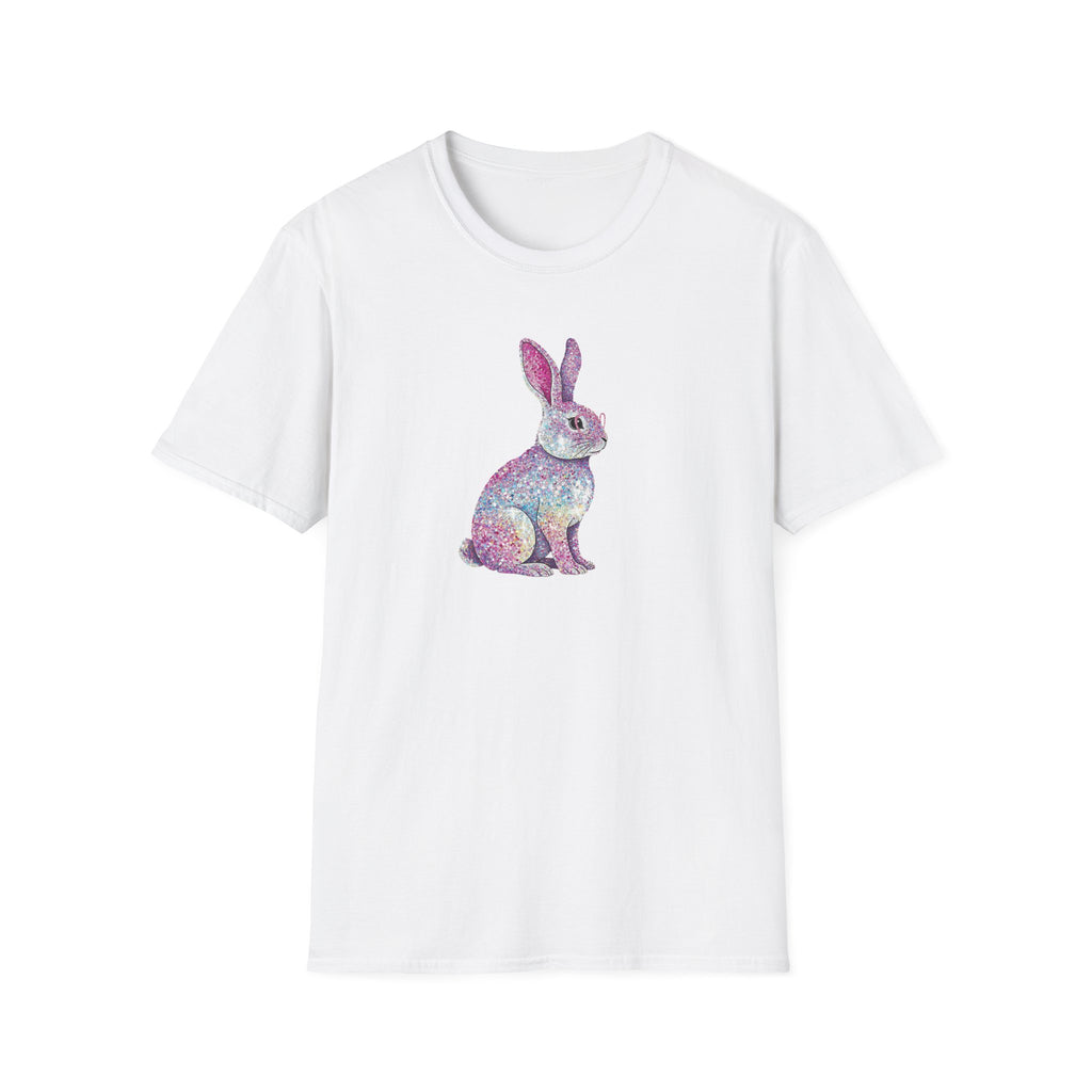 Glitter Bunny- Unisex Softstyle T-Shirt