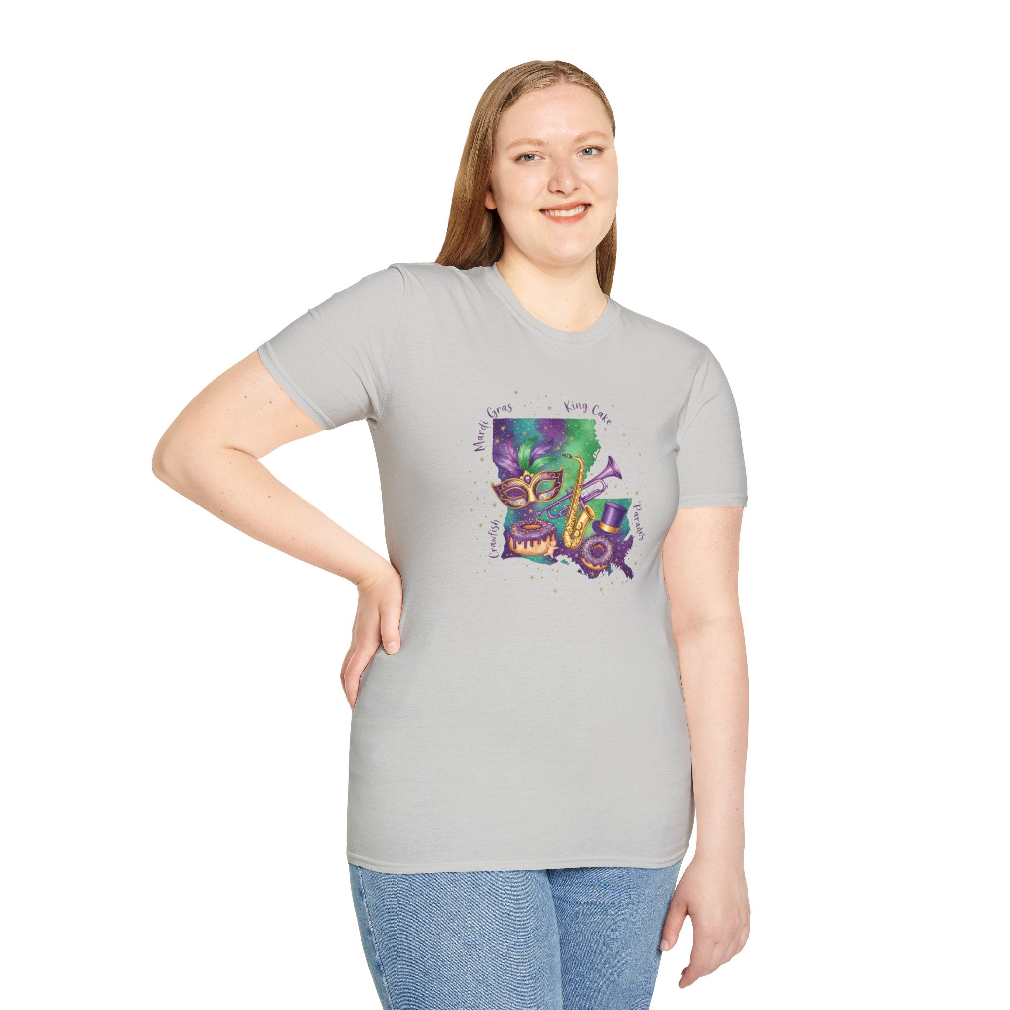The Best of Louisiana Mardi Gras- Unisex Softstyle T-Shirt