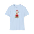 Dalmatian Head bow- Unisex Softstyle T-Shirt
