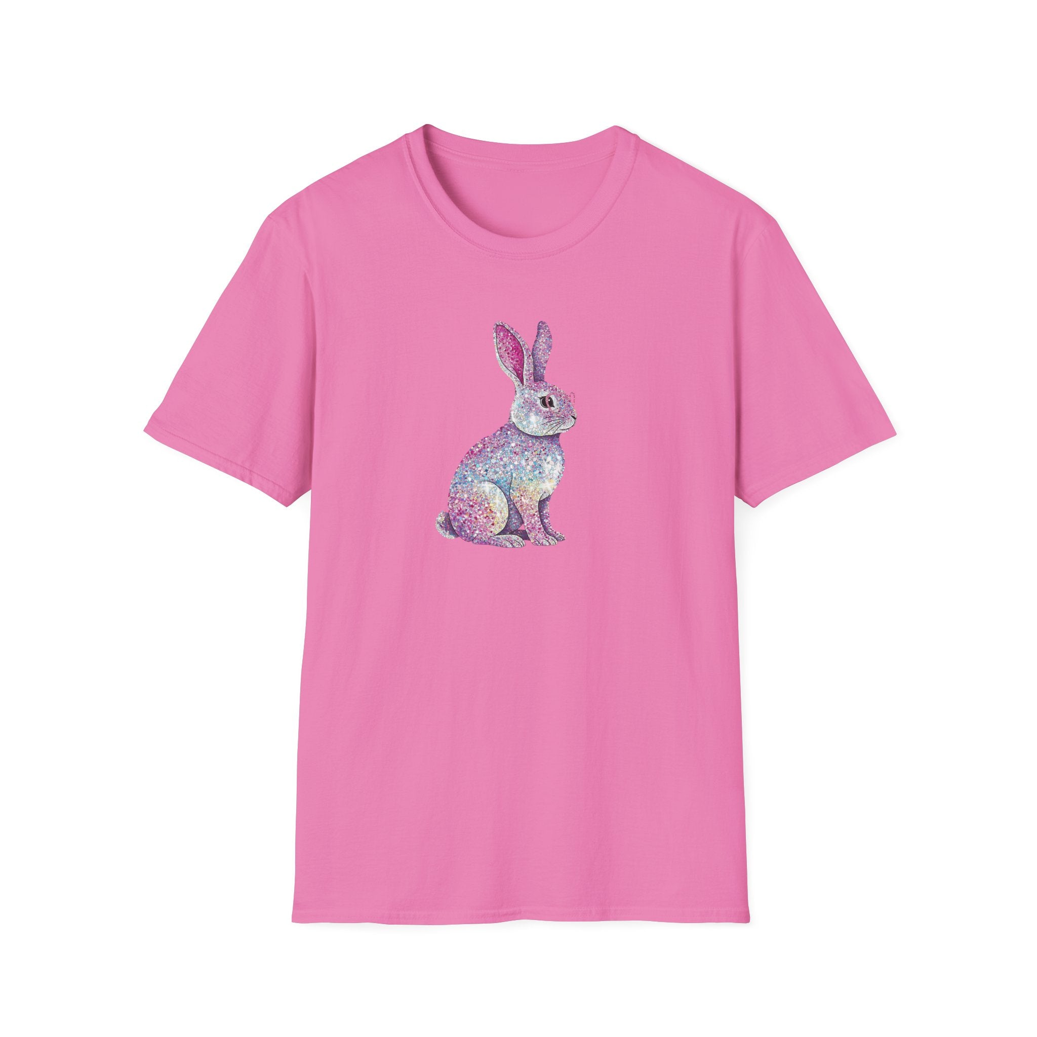 Glitter Bunny- Unisex Softstyle T-Shirt