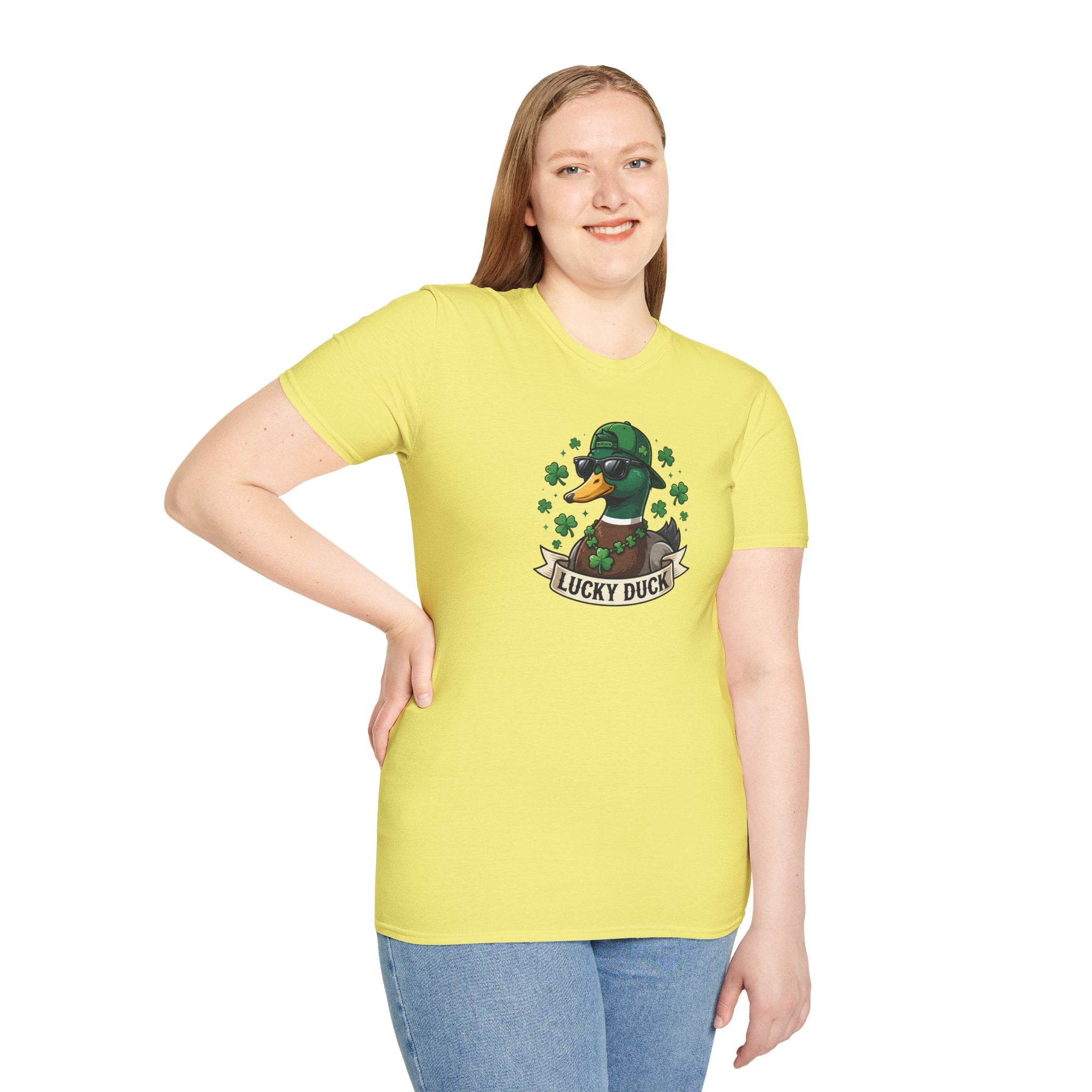 Lucky Duck- Unisex Softstyle T-Shirt