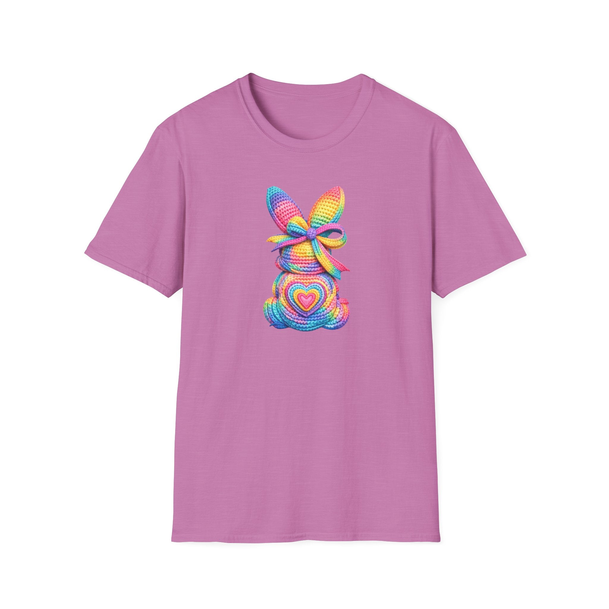 Tie Dye Bunny- Unisex Softstyle T-Shirt