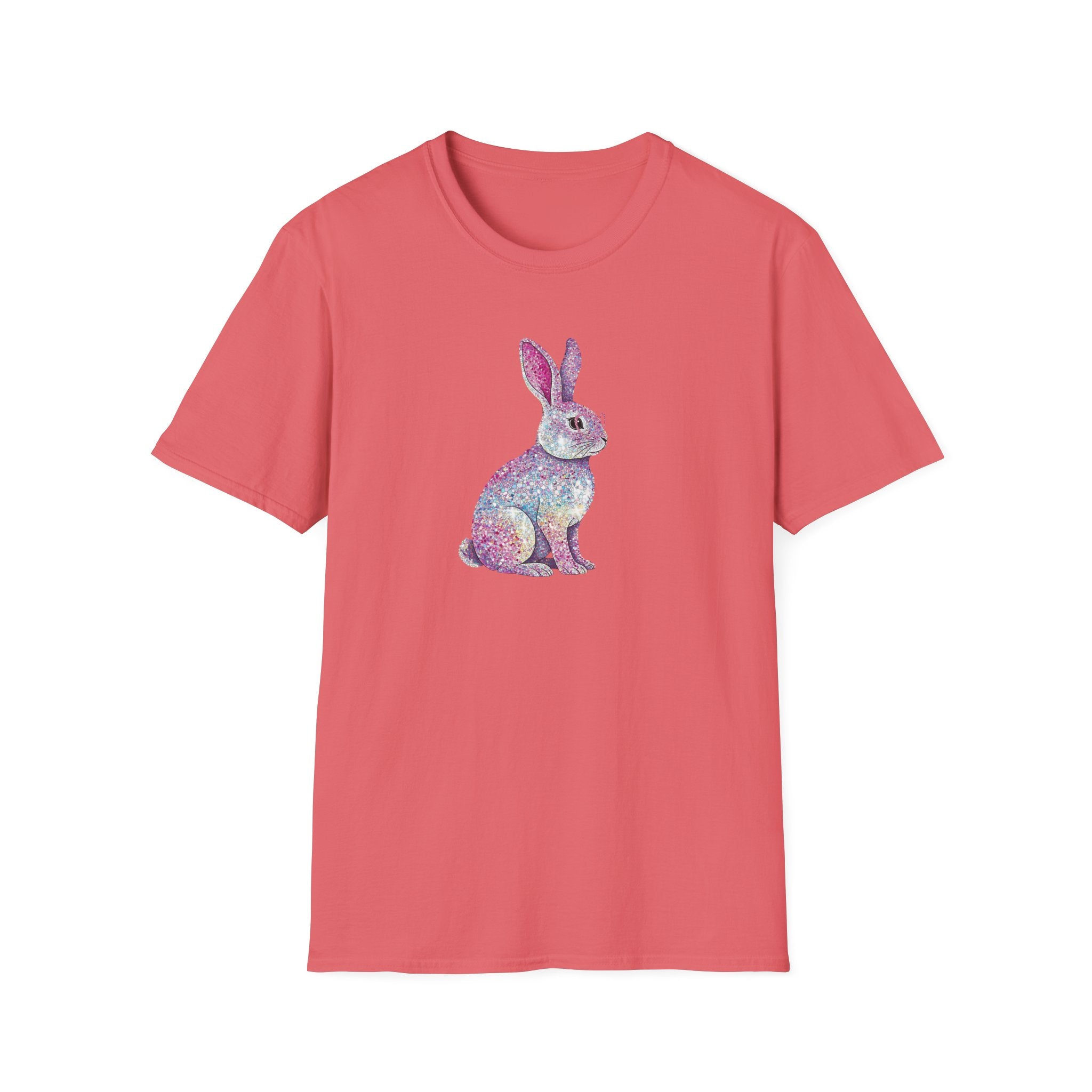 Glitter Bunny- Unisex Softstyle T-Shirt