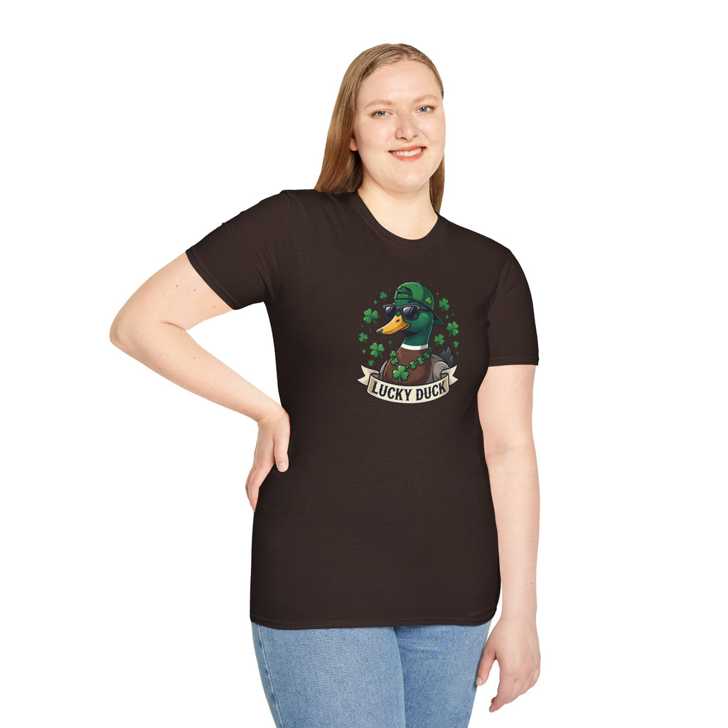 Lucky Duck- Unisex Softstyle T-Shirt