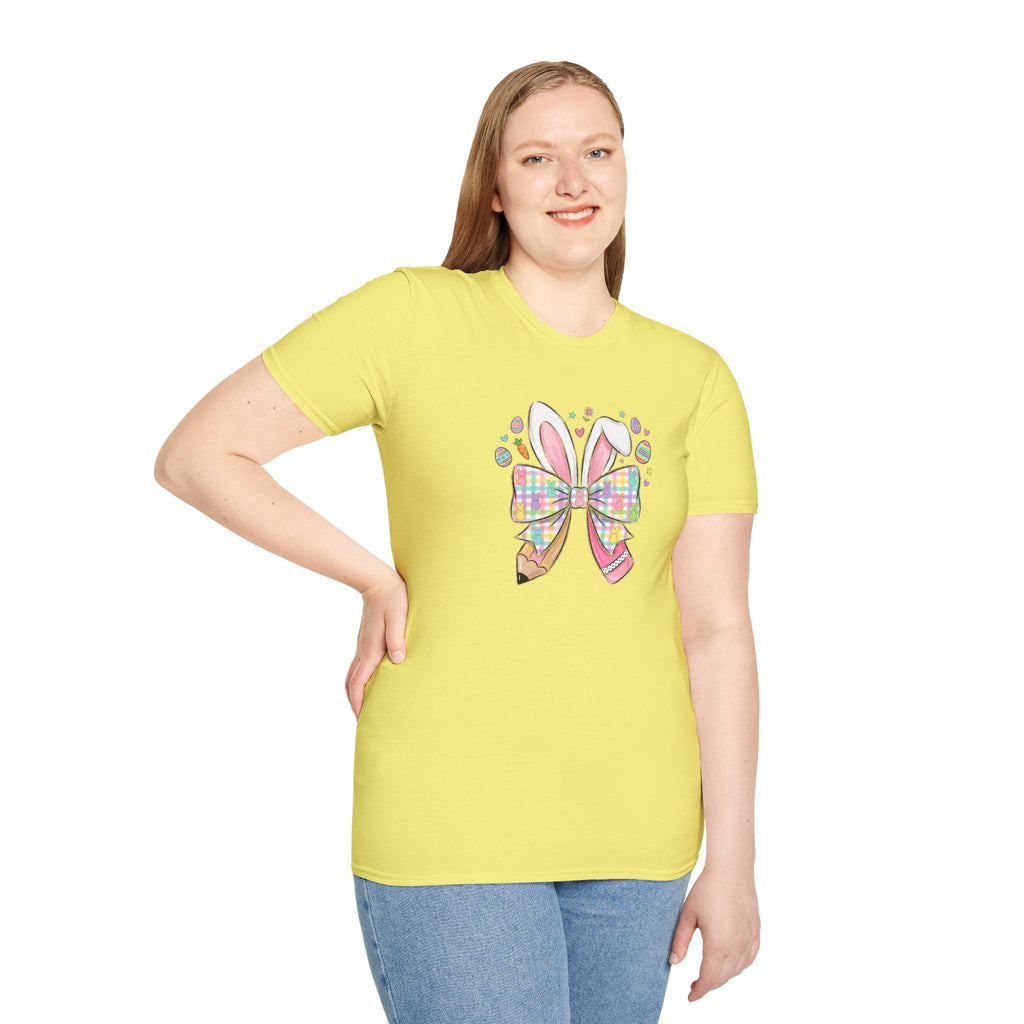 Bunny Pencil- Unisex Softstyle T-Shirt