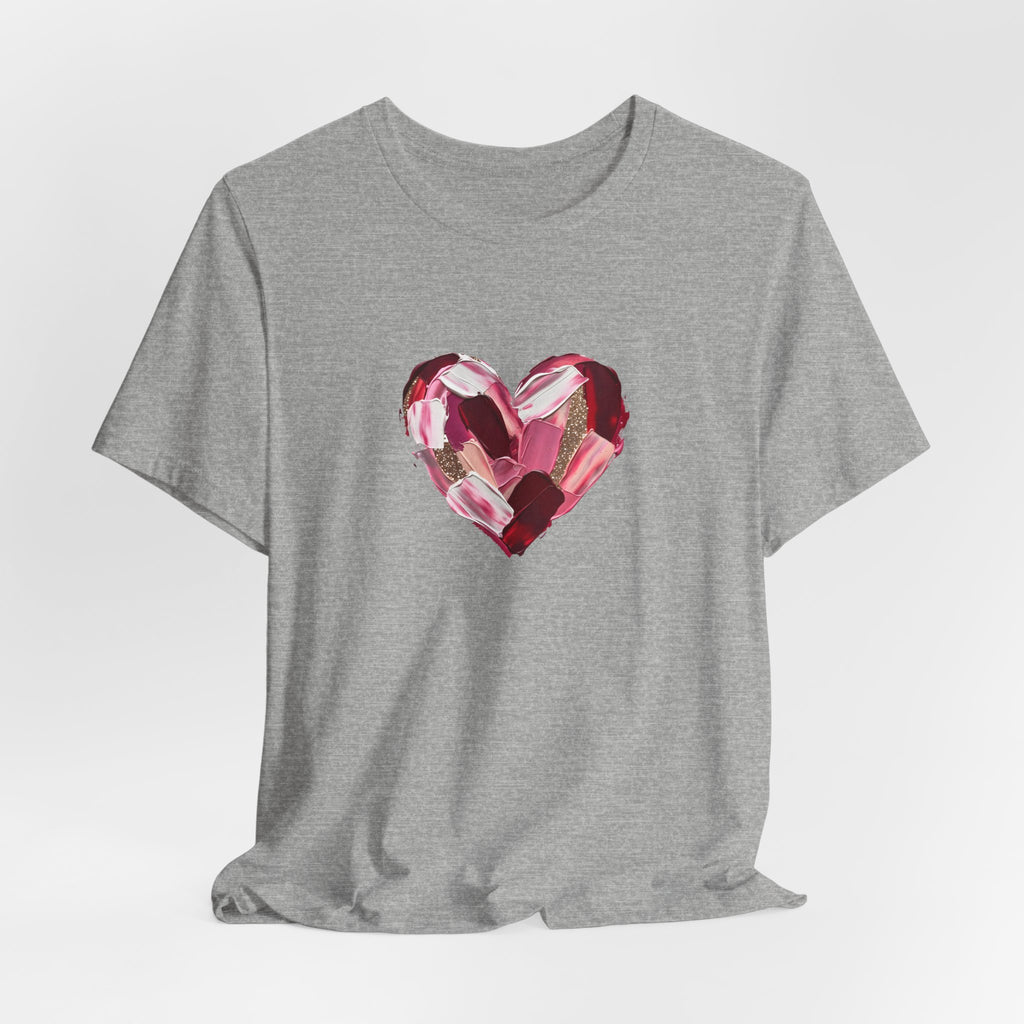 Painted Heart- Unisex Jersey Short Sleeve Tee