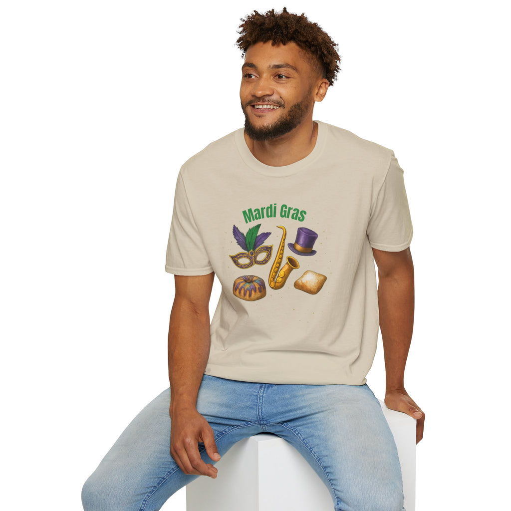 Mardi Gras Finest Items- Unisex Softstyle T-Shirt
