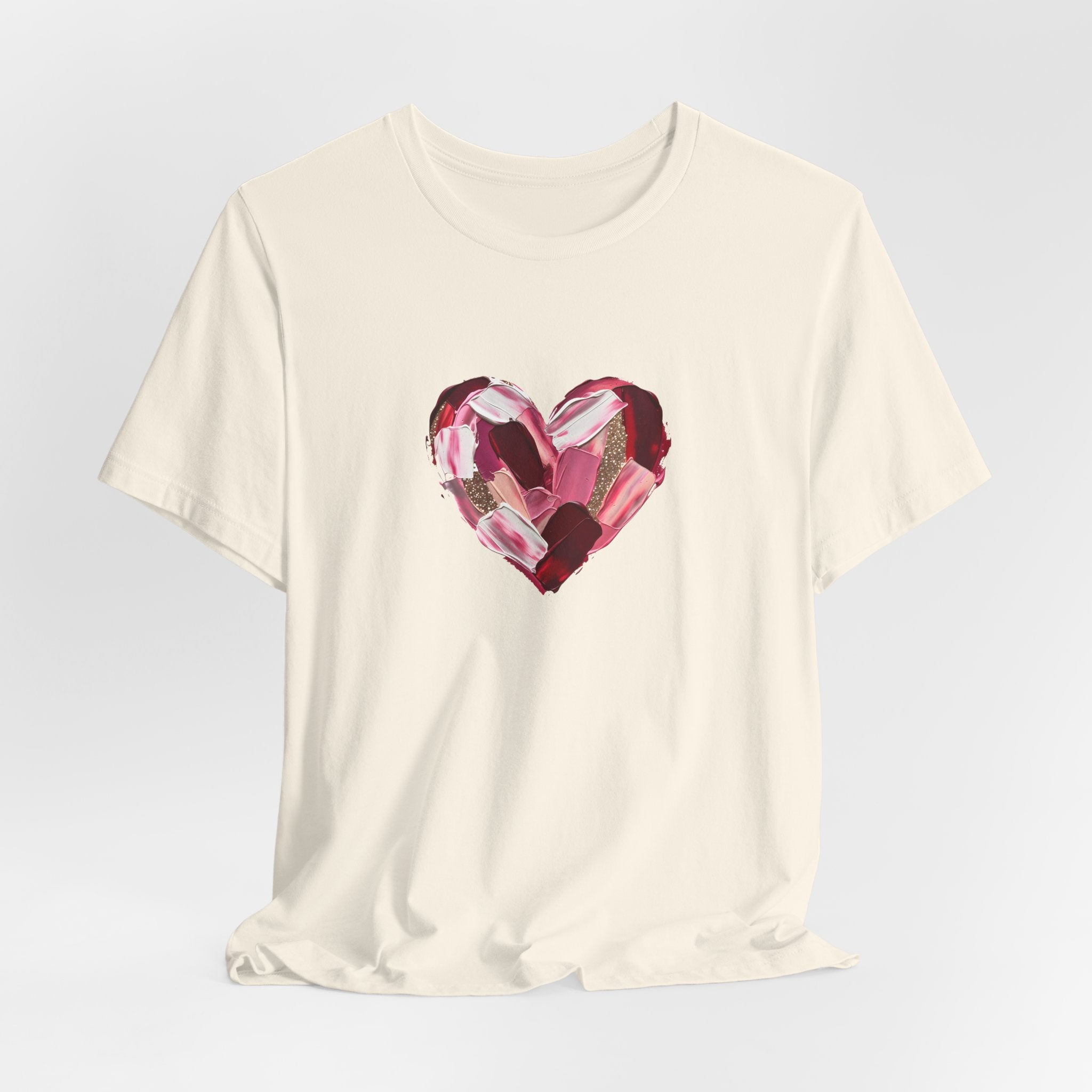 Painted Heart- Unisex Jersey Short Sleeve Tee