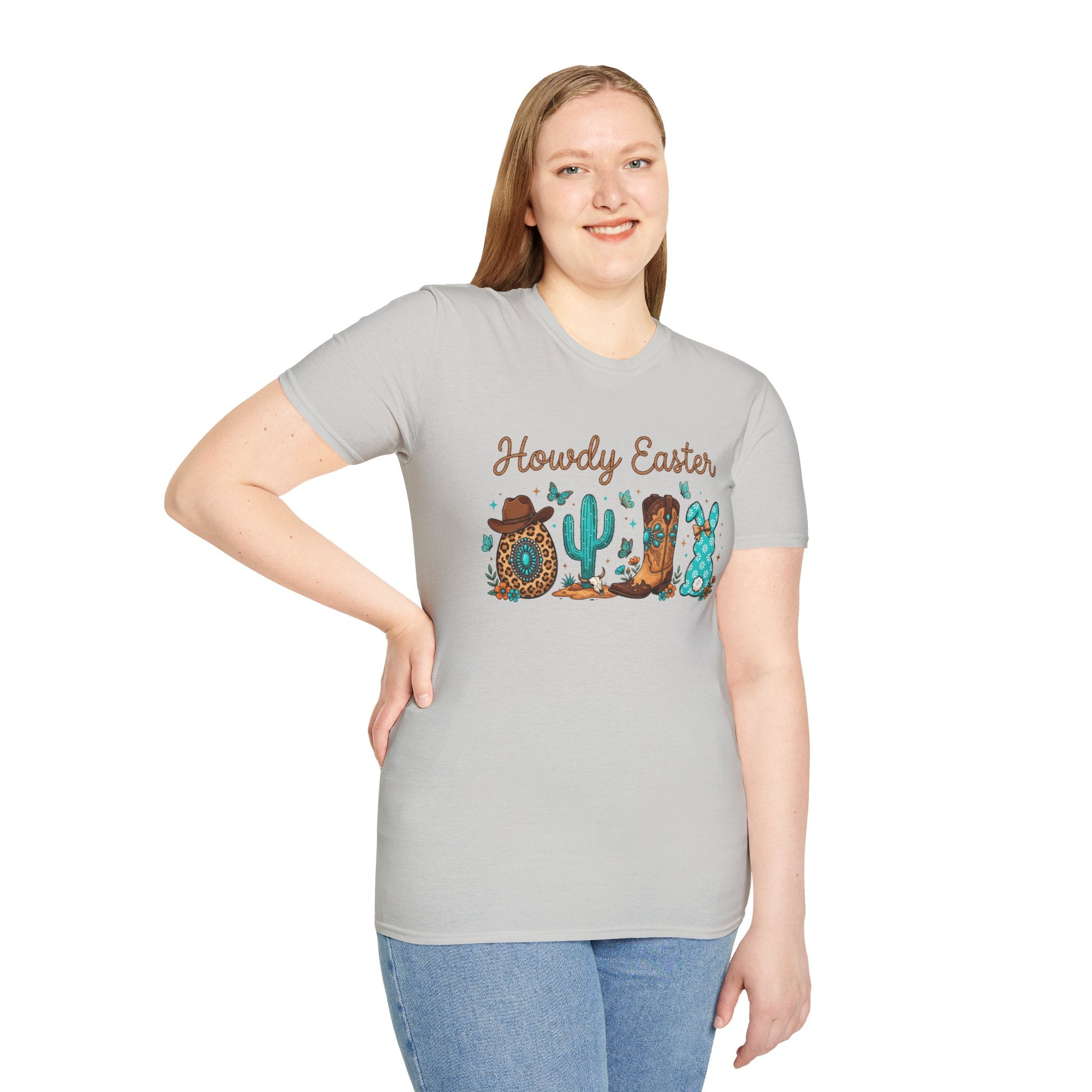 Howdy Easter- Unisex Softstyle T-Shirt