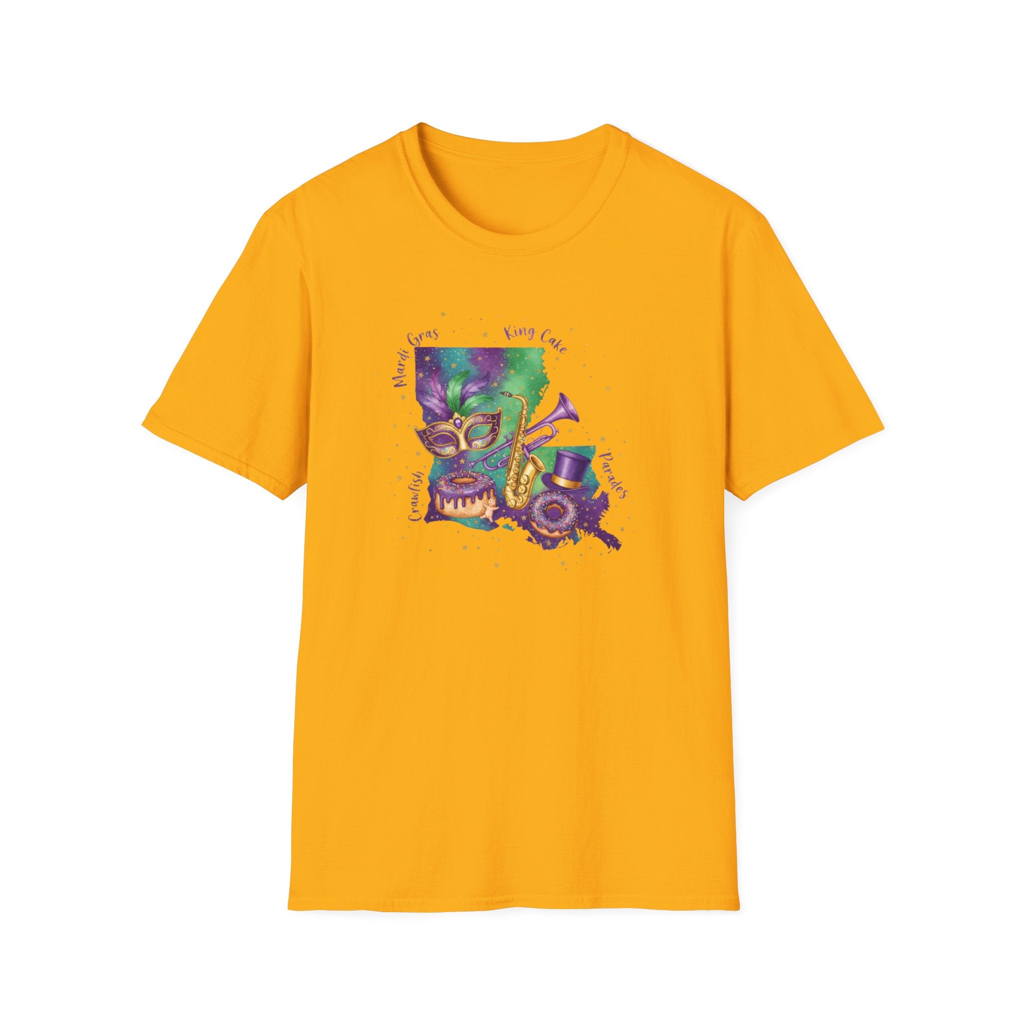 The Best of Louisiana Mardi Gras- Unisex Softstyle T-Shirt