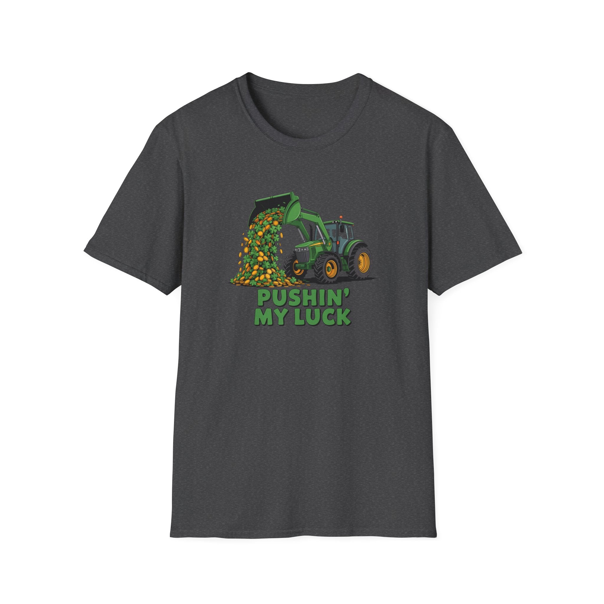 Pushin My Luck- Unisex Softstyle T-Shirt