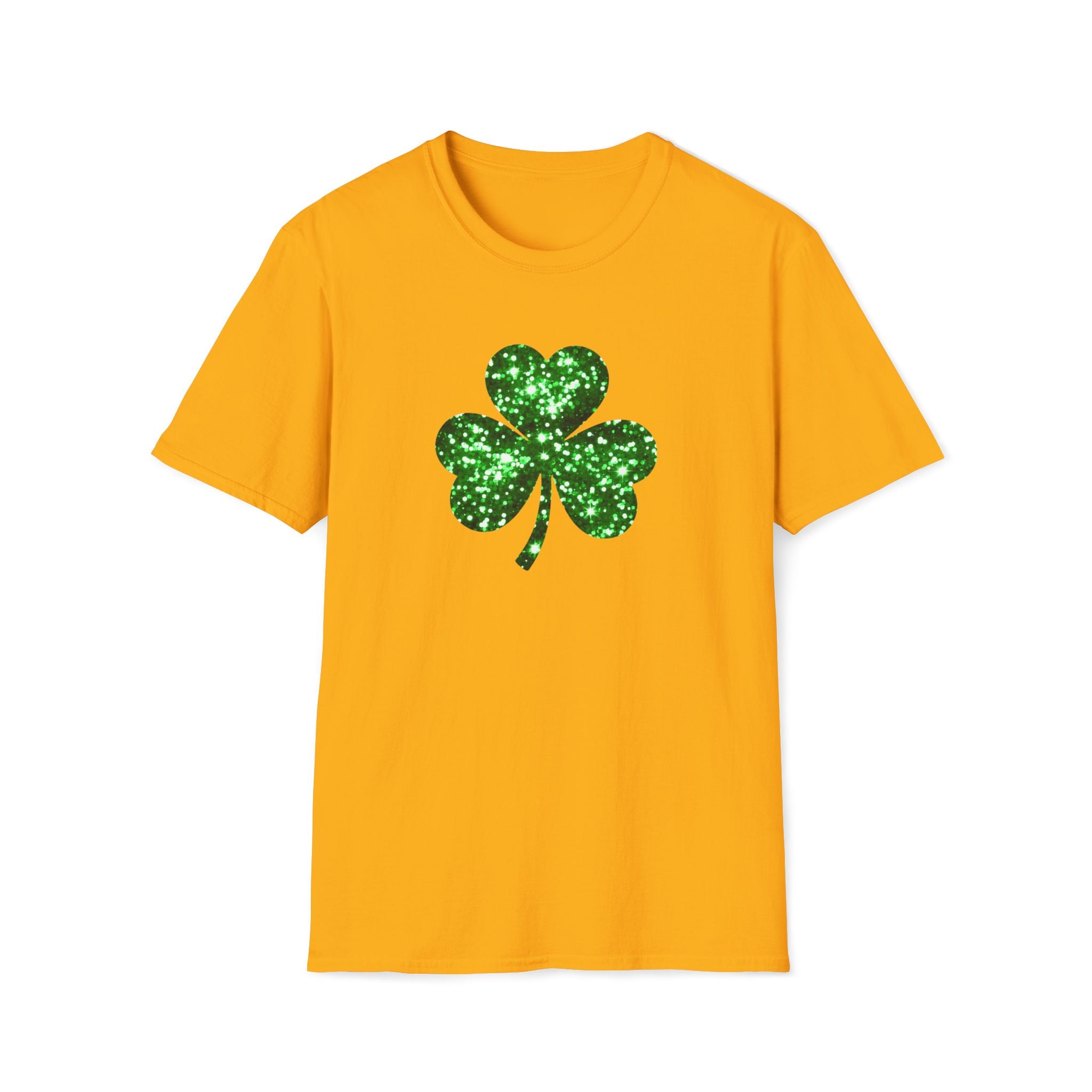 3 leaf clover- Unisex Softstyle T-Shirt