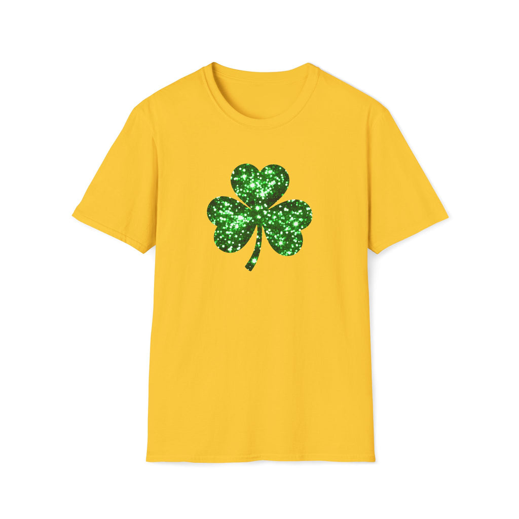 3 leaf clover- Unisex Softstyle T-Shirt