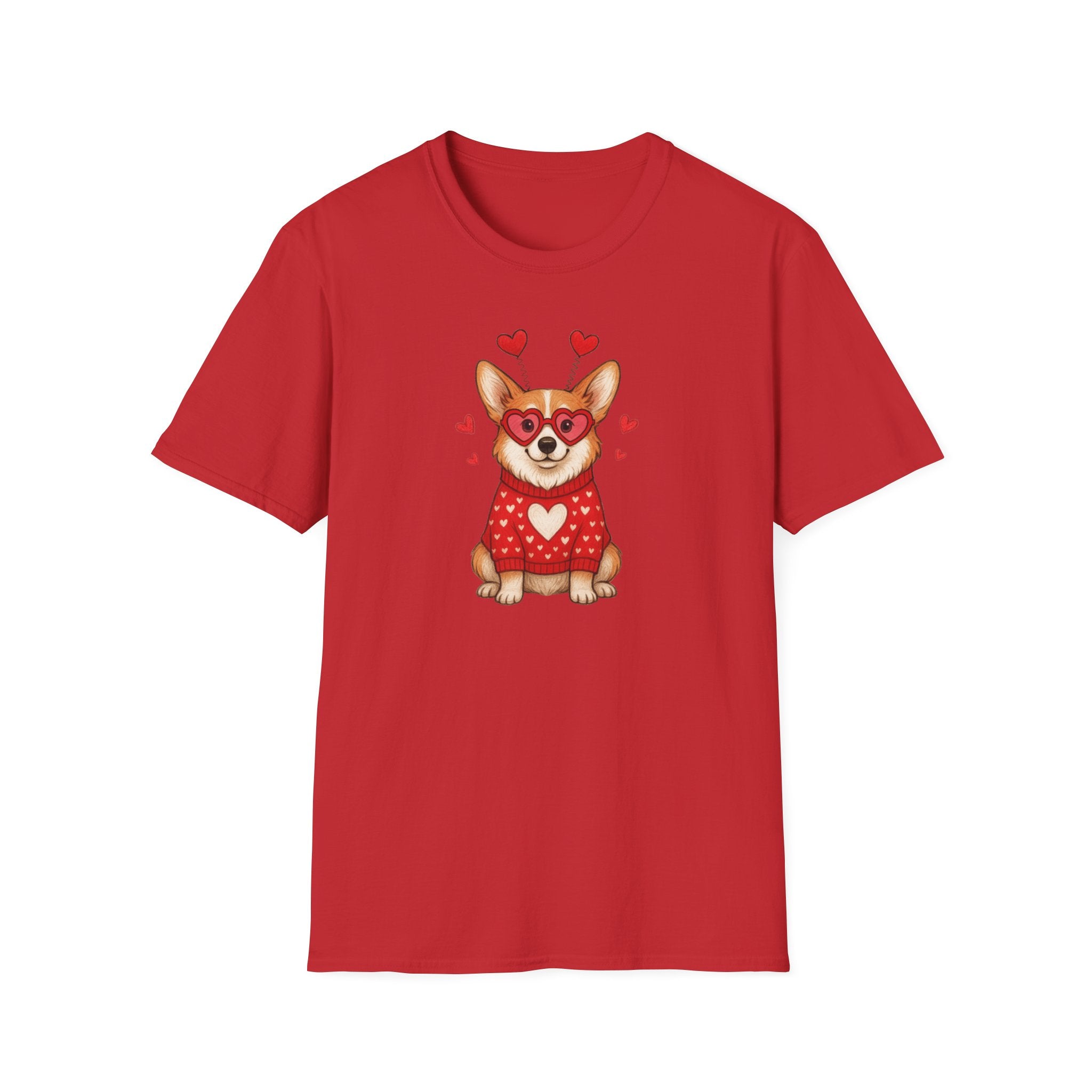 Love A Corgi- Unisex Softstyle T-Shirt
