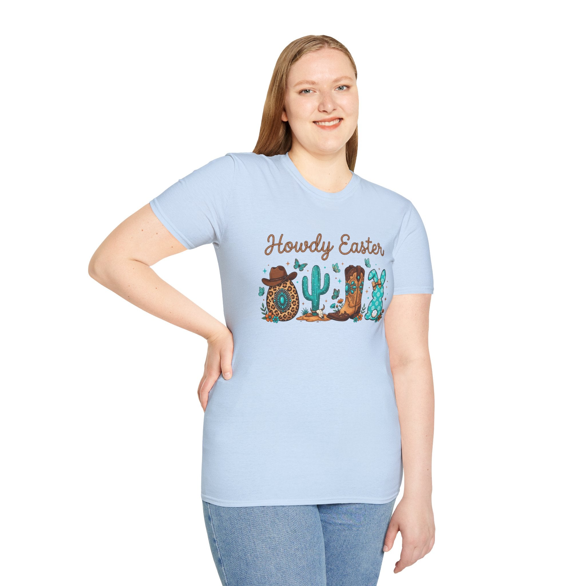 Howdy Easter- Unisex Softstyle T-Shirt