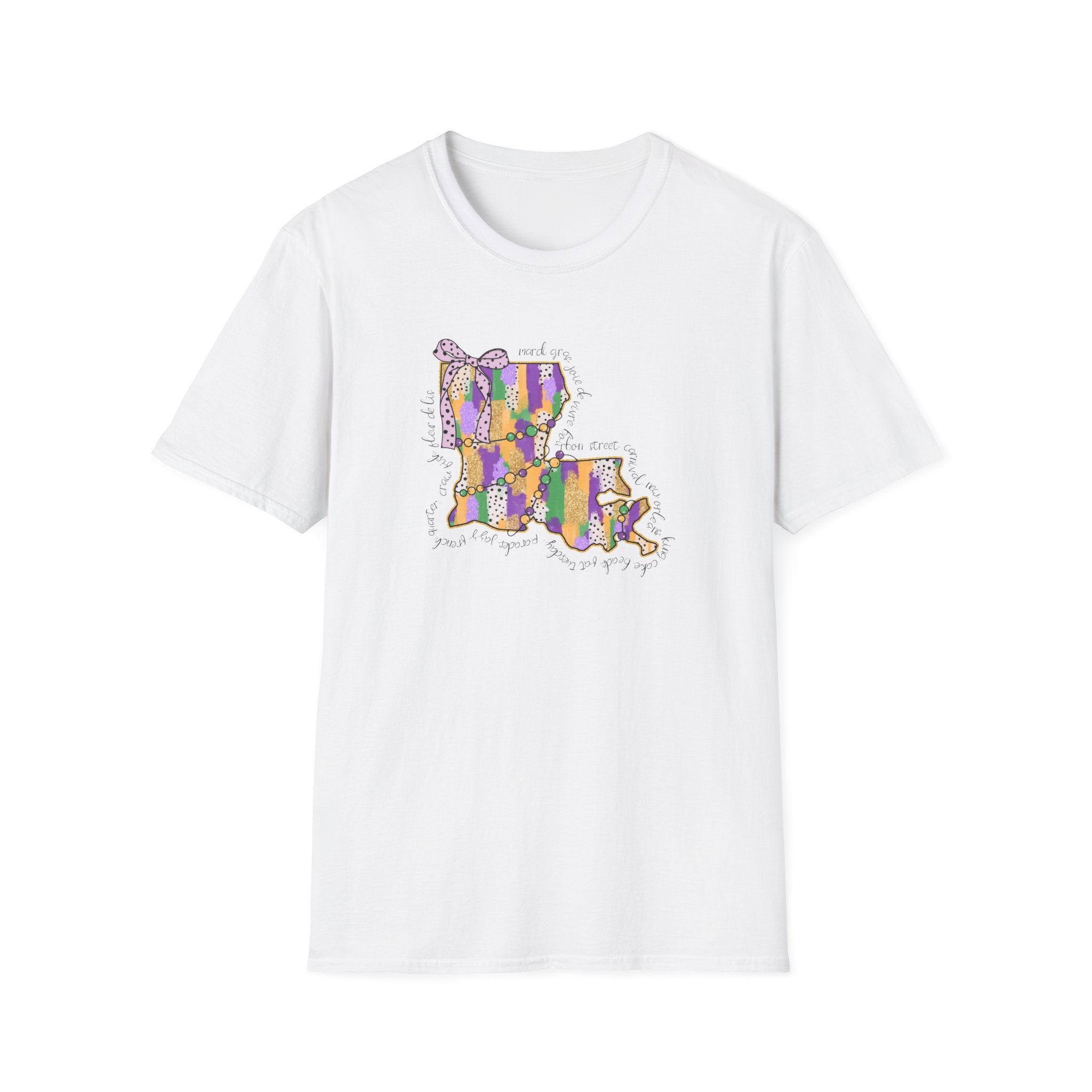 State of Louisiana- Unisex Softstyle T-Shirt