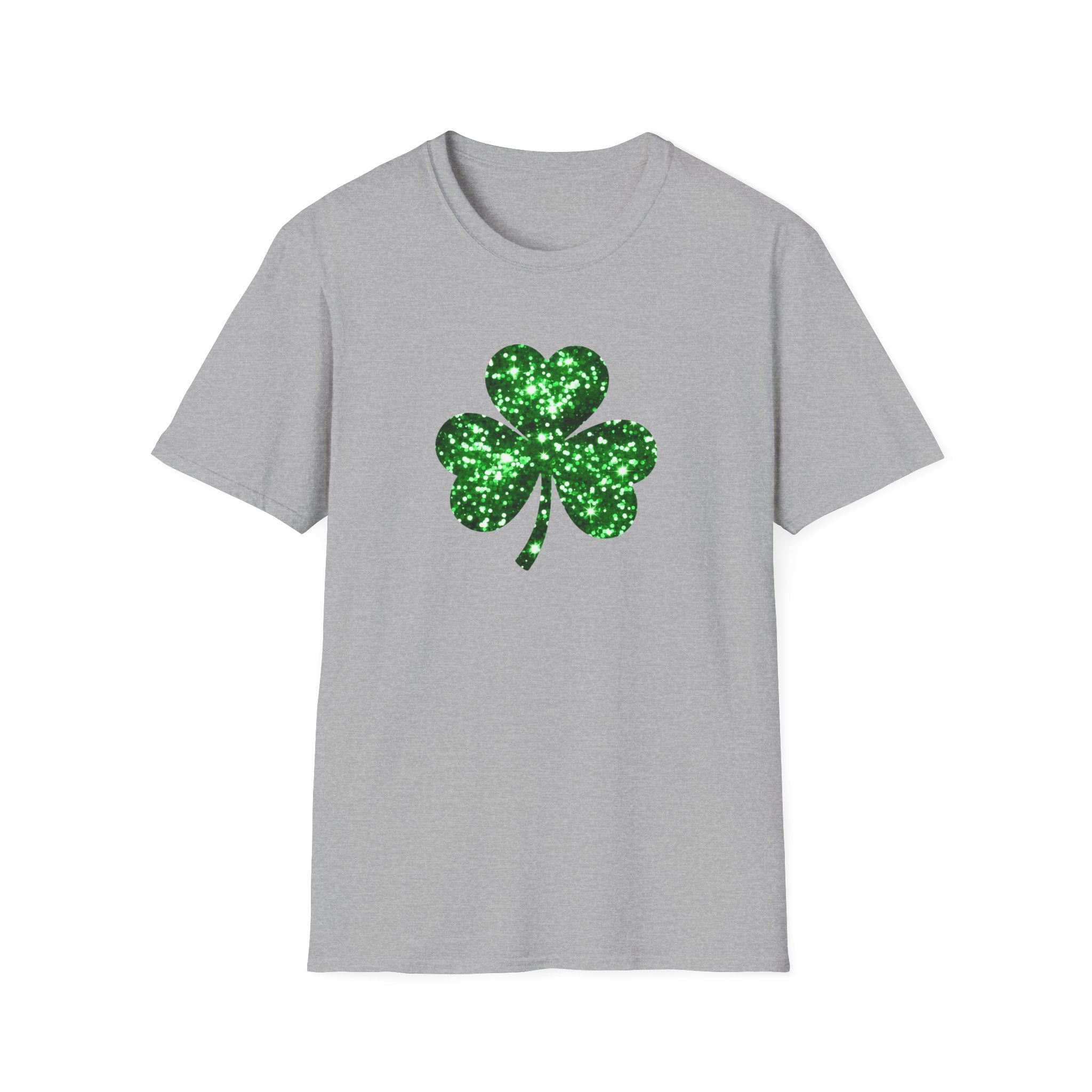 3 leaf clover- Unisex Softstyle T-Shirt