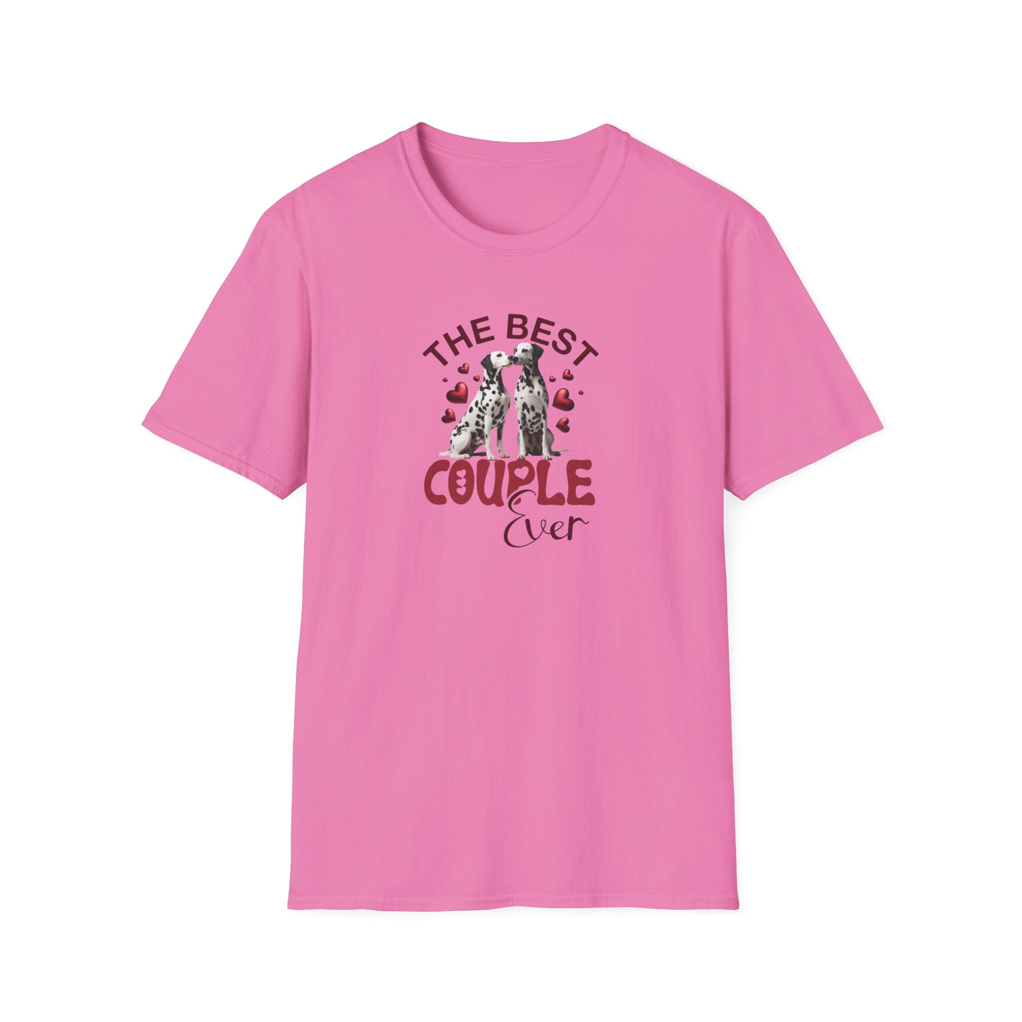 Best Couple Dalmatians- Unisex Softstyle T-Shirt