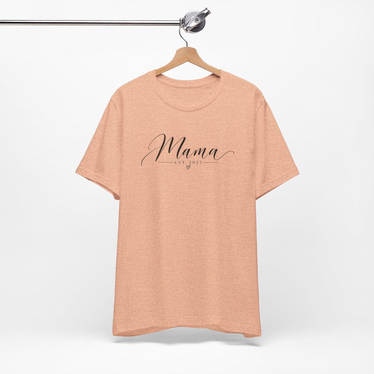 Mama Est. 2025 T-Shirt — Elegant Script Mama Tee