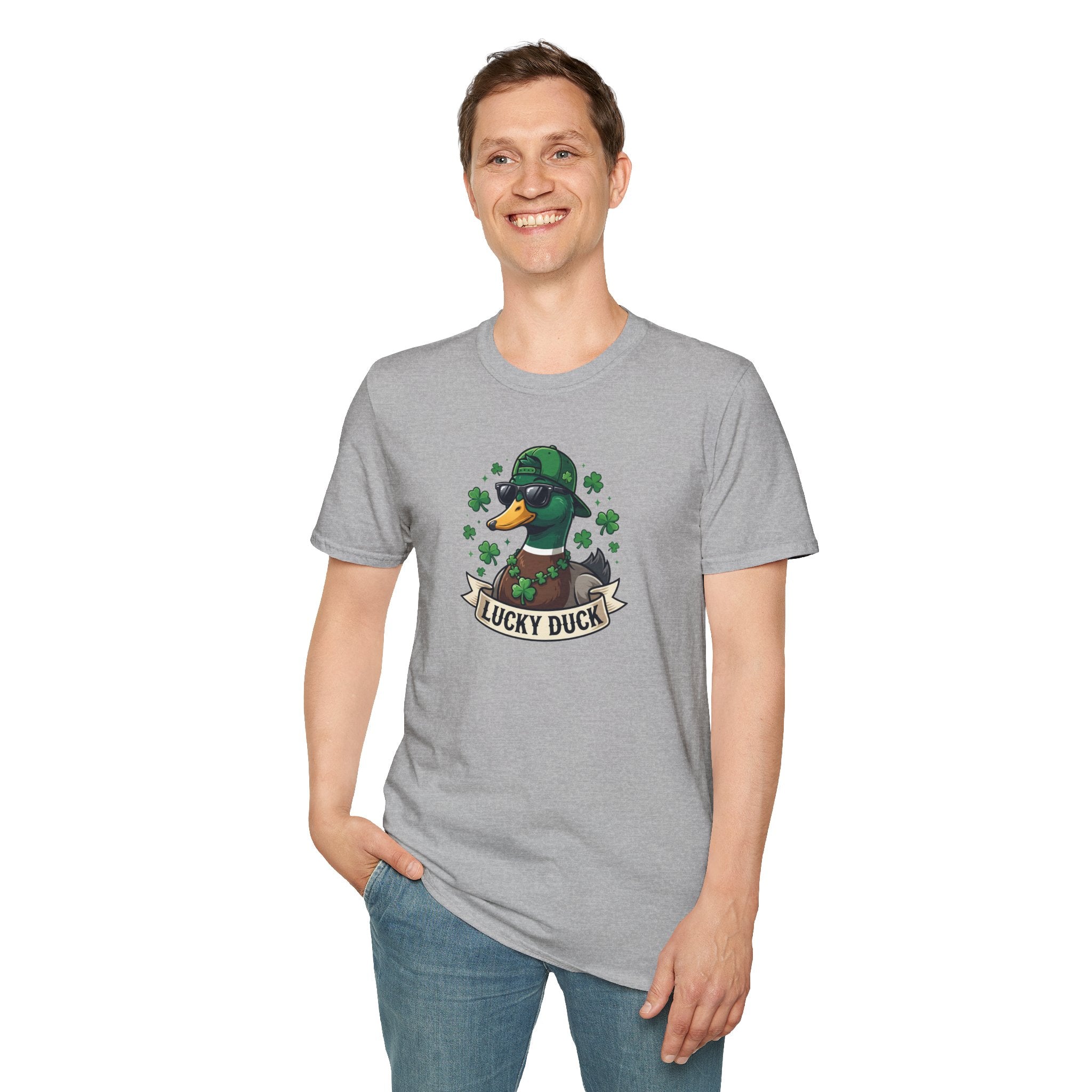 Lucky Duck- Unisex Softstyle T-Shirt