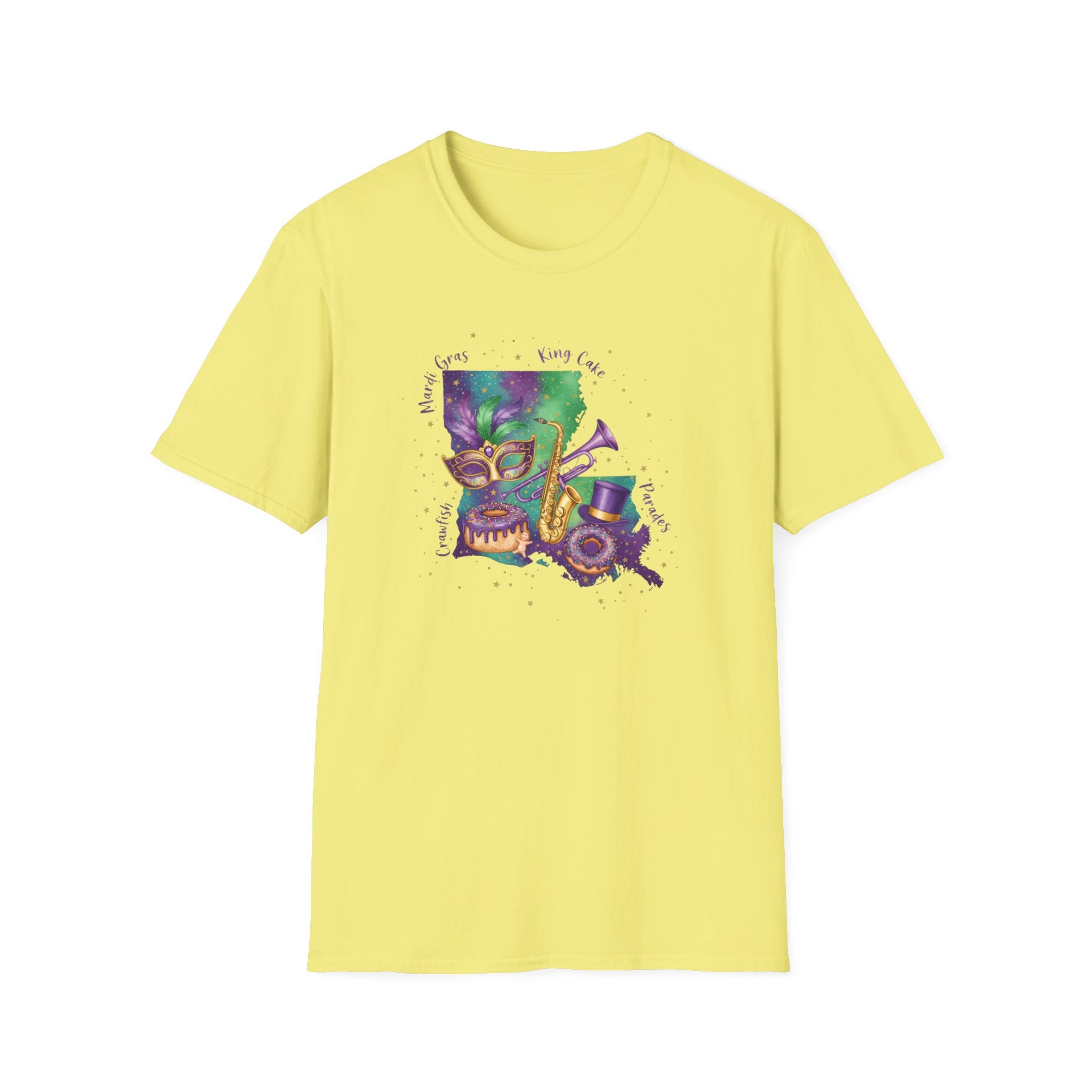 The Best of Louisiana Mardi Gras- Unisex Softstyle T-Shirt
