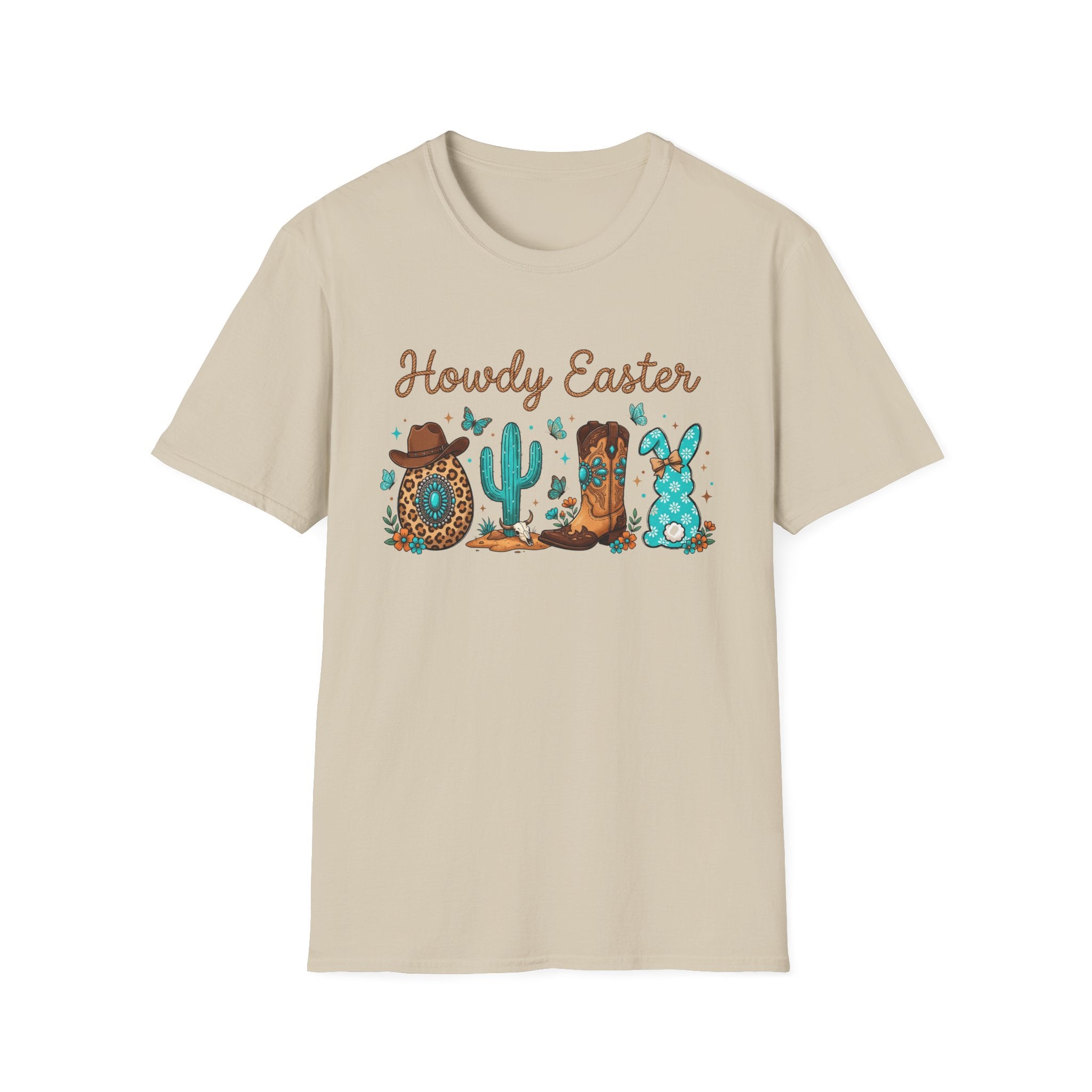 Howdy Easter- Unisex Softstyle T-Shirt