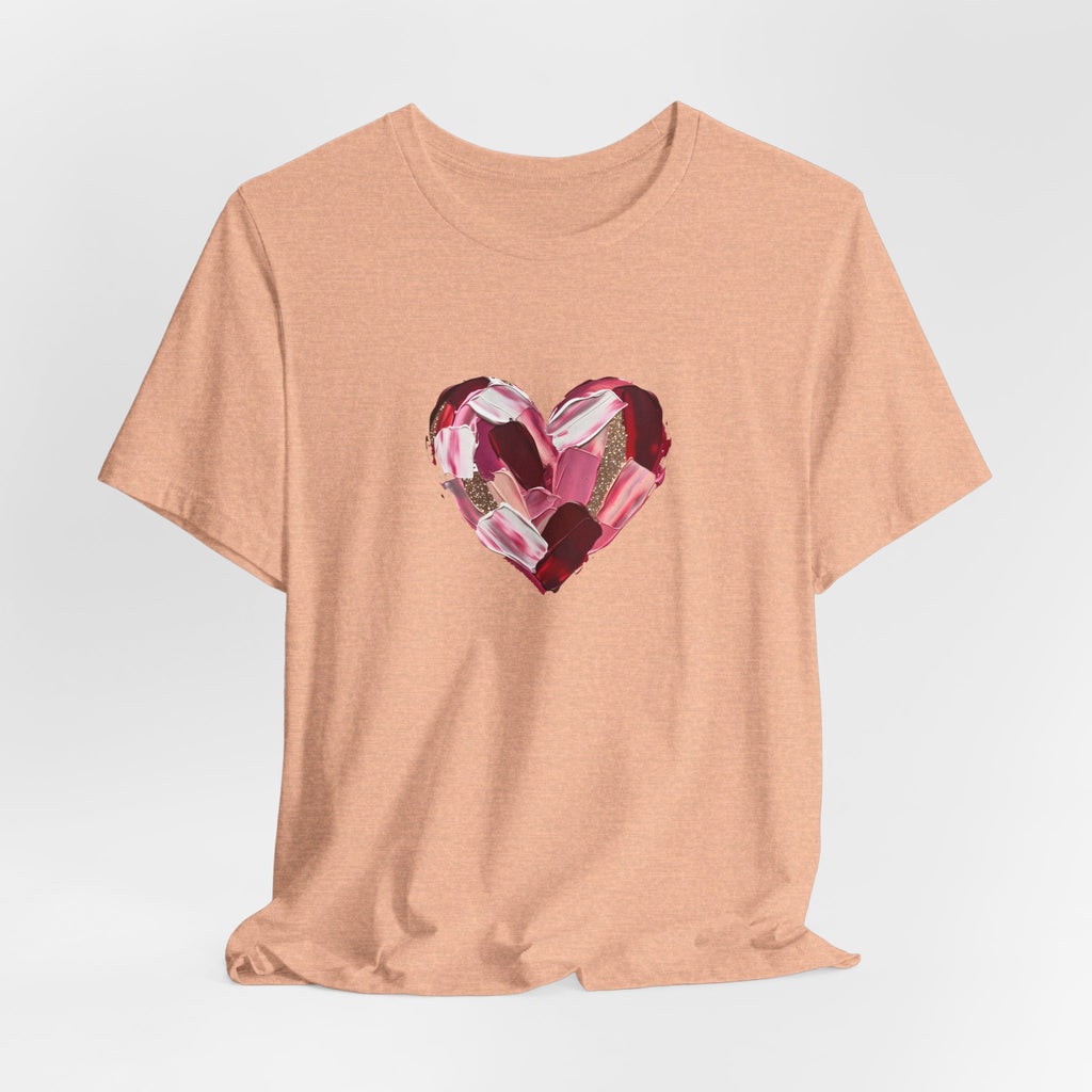 Painted Heart- Unisex Jersey Short Sleeve Tee